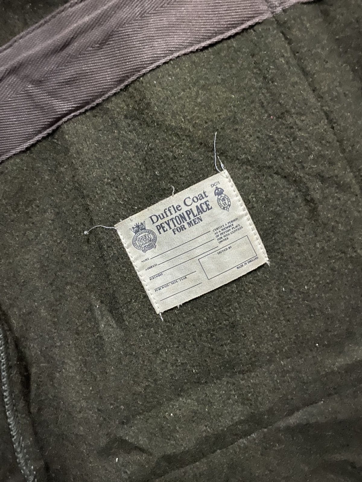 Designer × Japanese Brand × PPFM Peyton Place Craftman Ship Duffle Coat Wool England Size US M / EU 48-50 / 2 - 7 Thumbnail