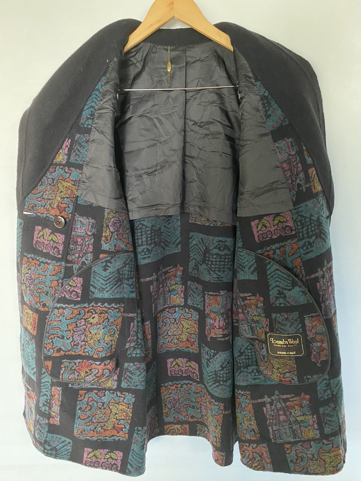 Japanese Brand Lambs Wool Hand Made Jacket Size US M / EU 48-50 / 2 - 6 Thumbnail