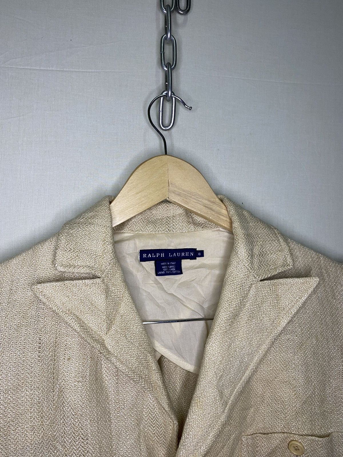 Polo Ralph Lauren Polo Ralph Lauren Italy Linen Blazer Jacket Size M Size M / US 6-8 / IT 42-44 - 2 Thumbnail
