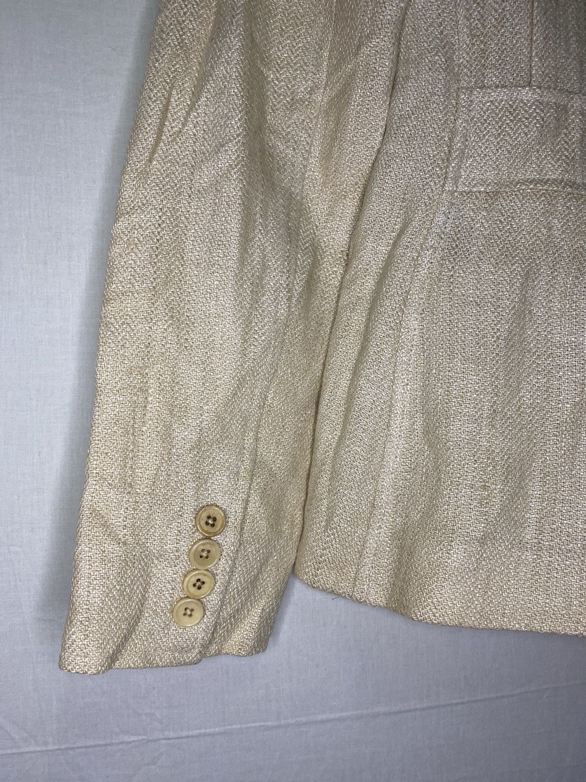 Polo Ralph Lauren Polo Ralph Lauren Italy Linen Blazer Jacket Size M Size M / US 6-8 / IT 42-44 - 4 Thumbnail