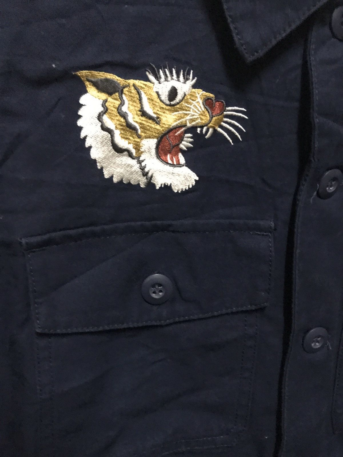 Japanese Brand Power To The People Dragon Button Up Size US M / EU 48-50 / 2 - 3 Thumbnail