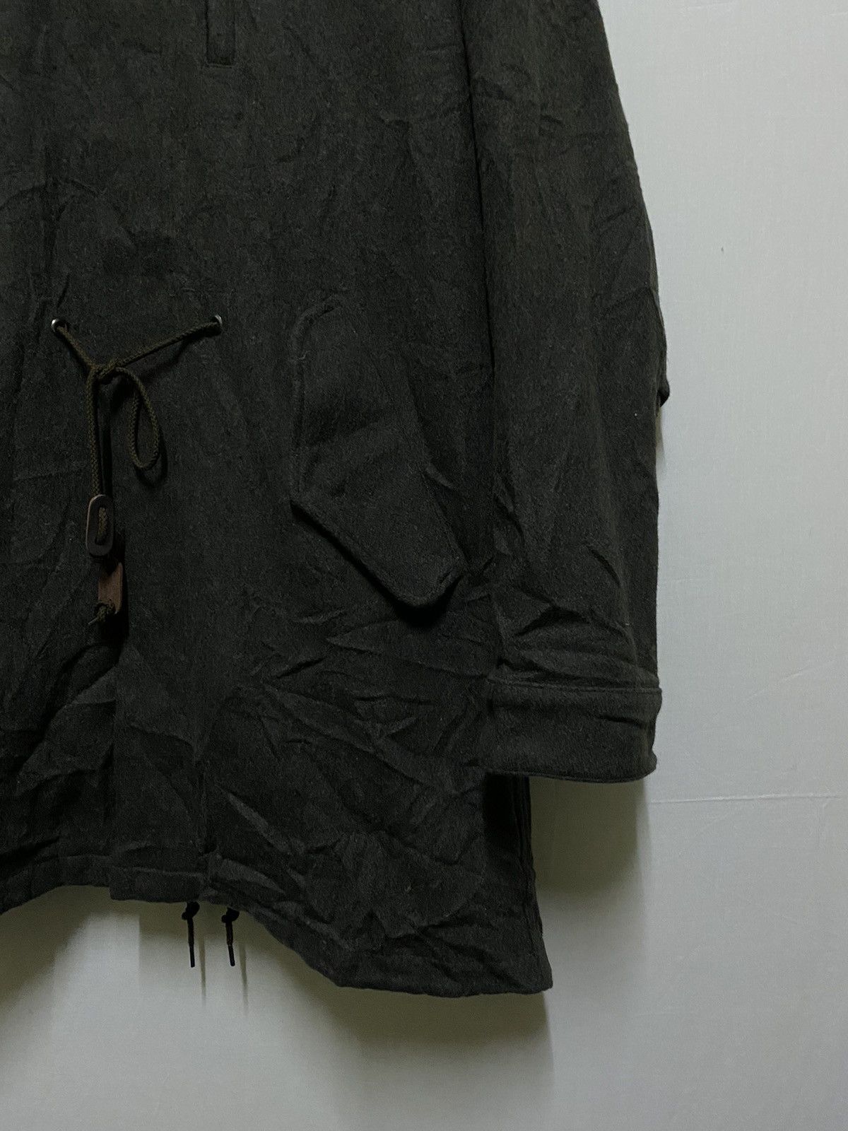 Japanese Brand × STUDIOUS Studios Japan Green Parkas Wool Attached Hoodie Japan Size US M / EU 48-50 / 2 - 5 Thumbnail