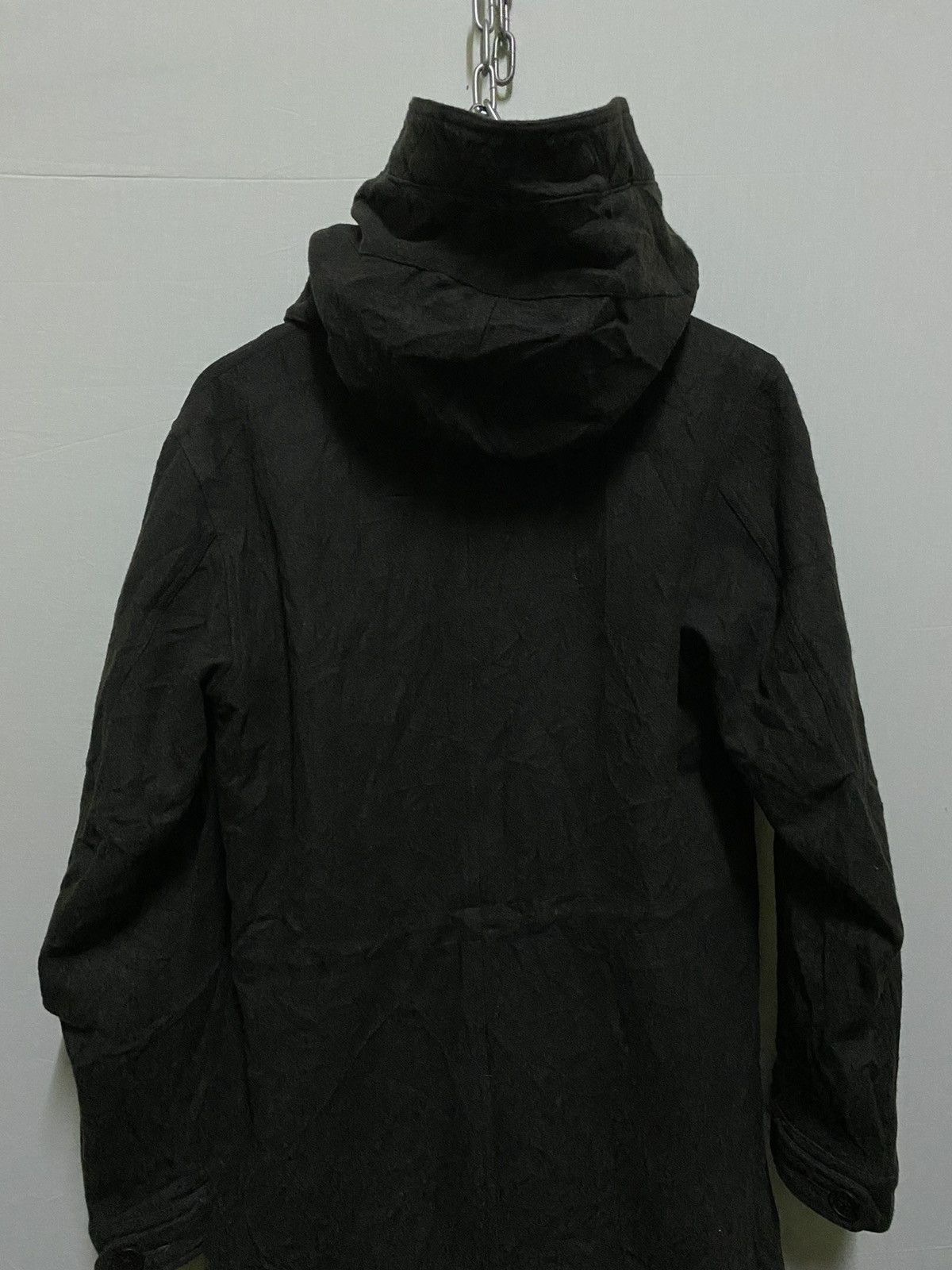 Japanese Brand × STUDIOUS Studios Japan Green Parkas Wool Attached Hoodie Japan Size US M / EU 48-50 / 2 - 9 Thumbnail