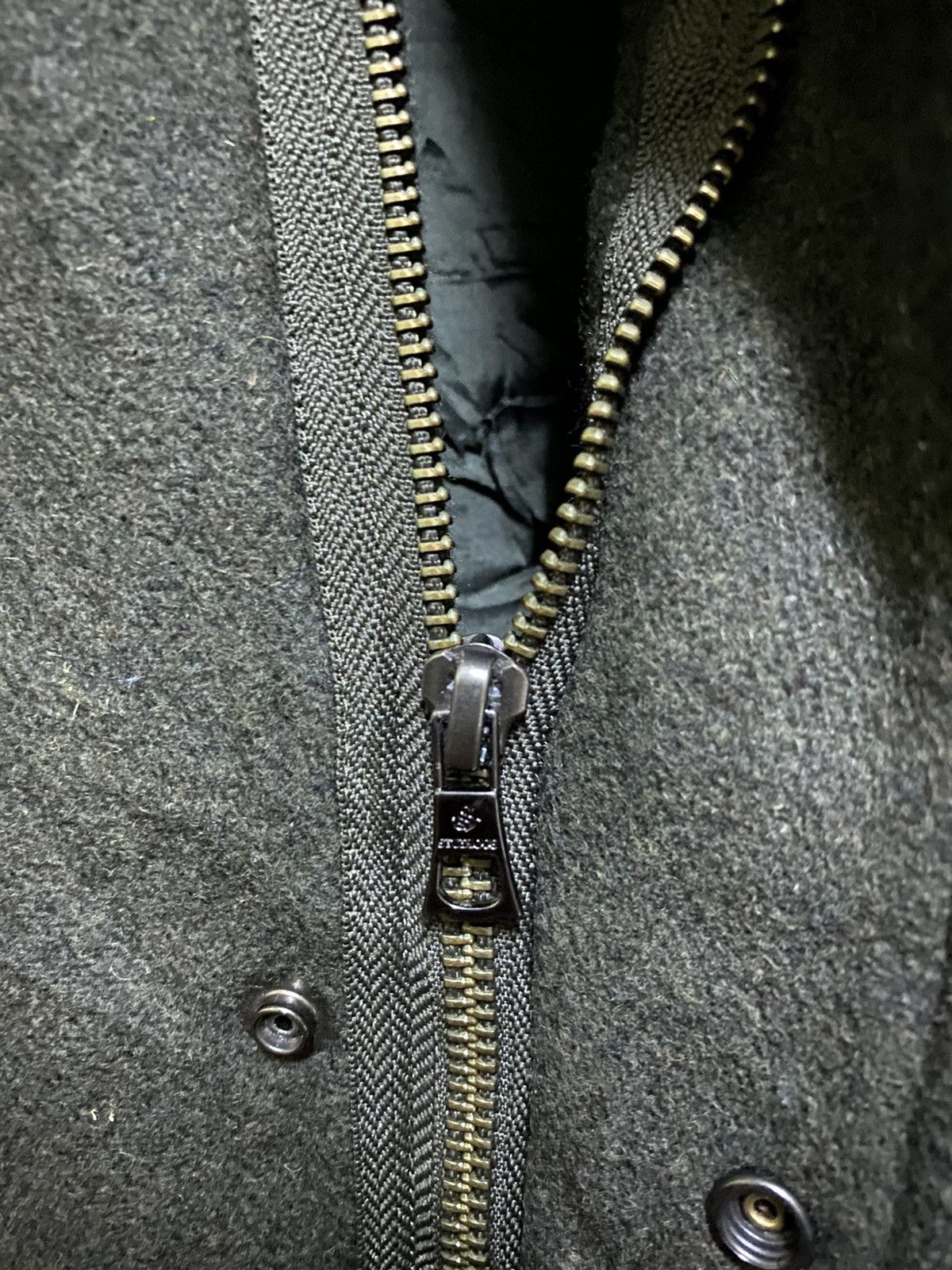 Japanese Brand × STUDIOUS Studios Japan Green Parkas Wool Attached Hoodie Japan Size US M / EU 48-50 / 2 - 7 Thumbnail