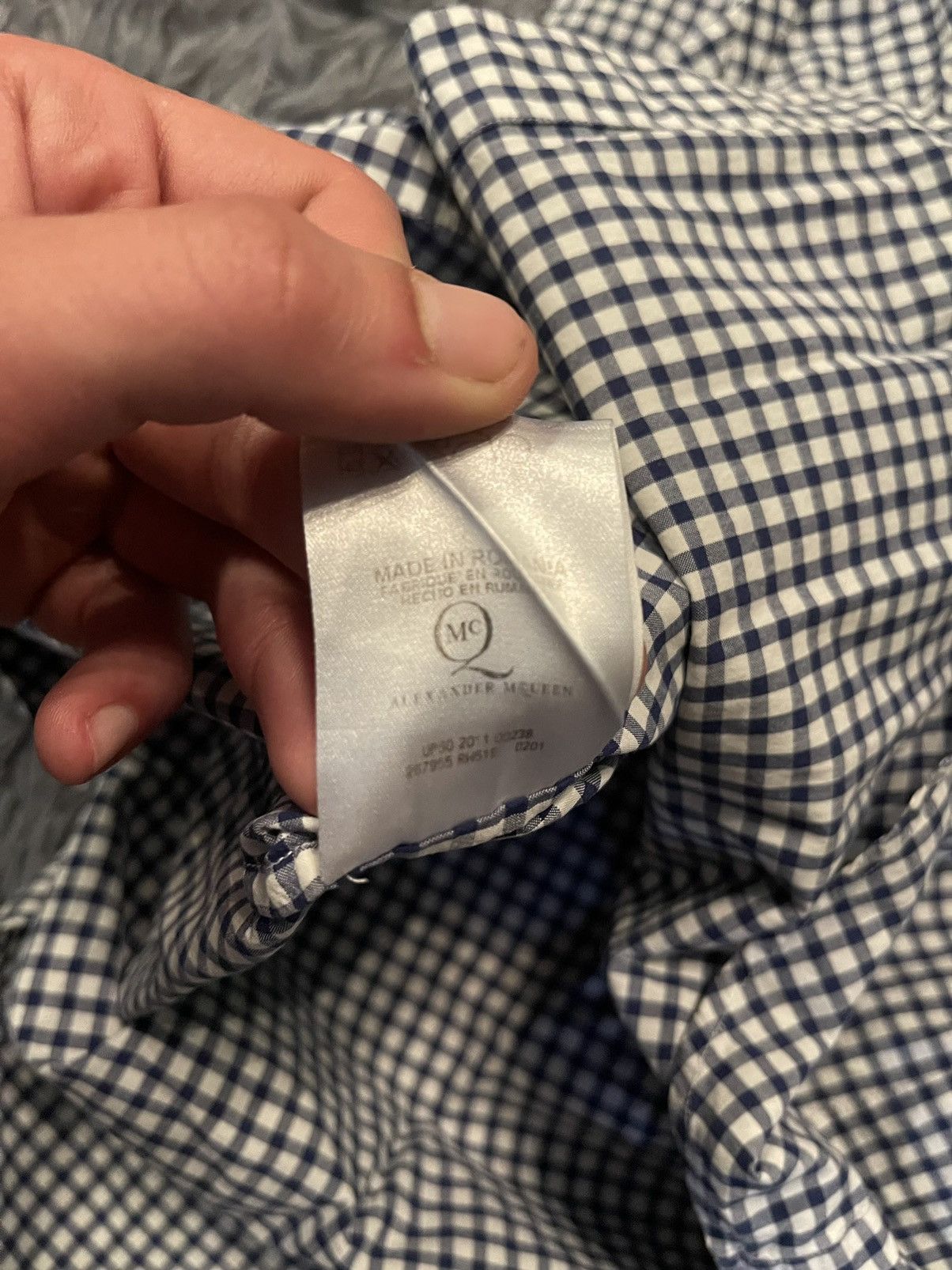 Alexander McQueen × Vintage Alexander McQueen check print shirt Size US L / EU 52-54 / 3 - 4 Thumbnail