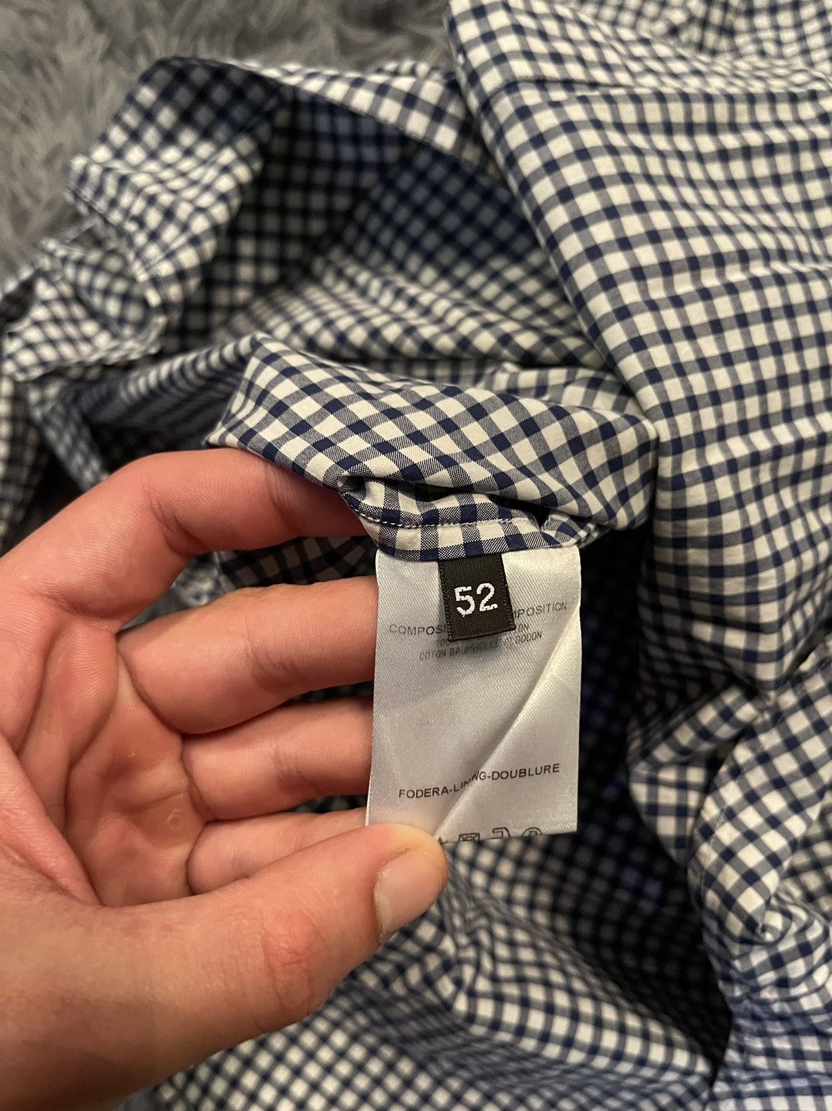 Alexander McQueen × Vintage Alexander McQueen check print shirt Size US L / EU 52-54 / 3 - 3 Thumbnail