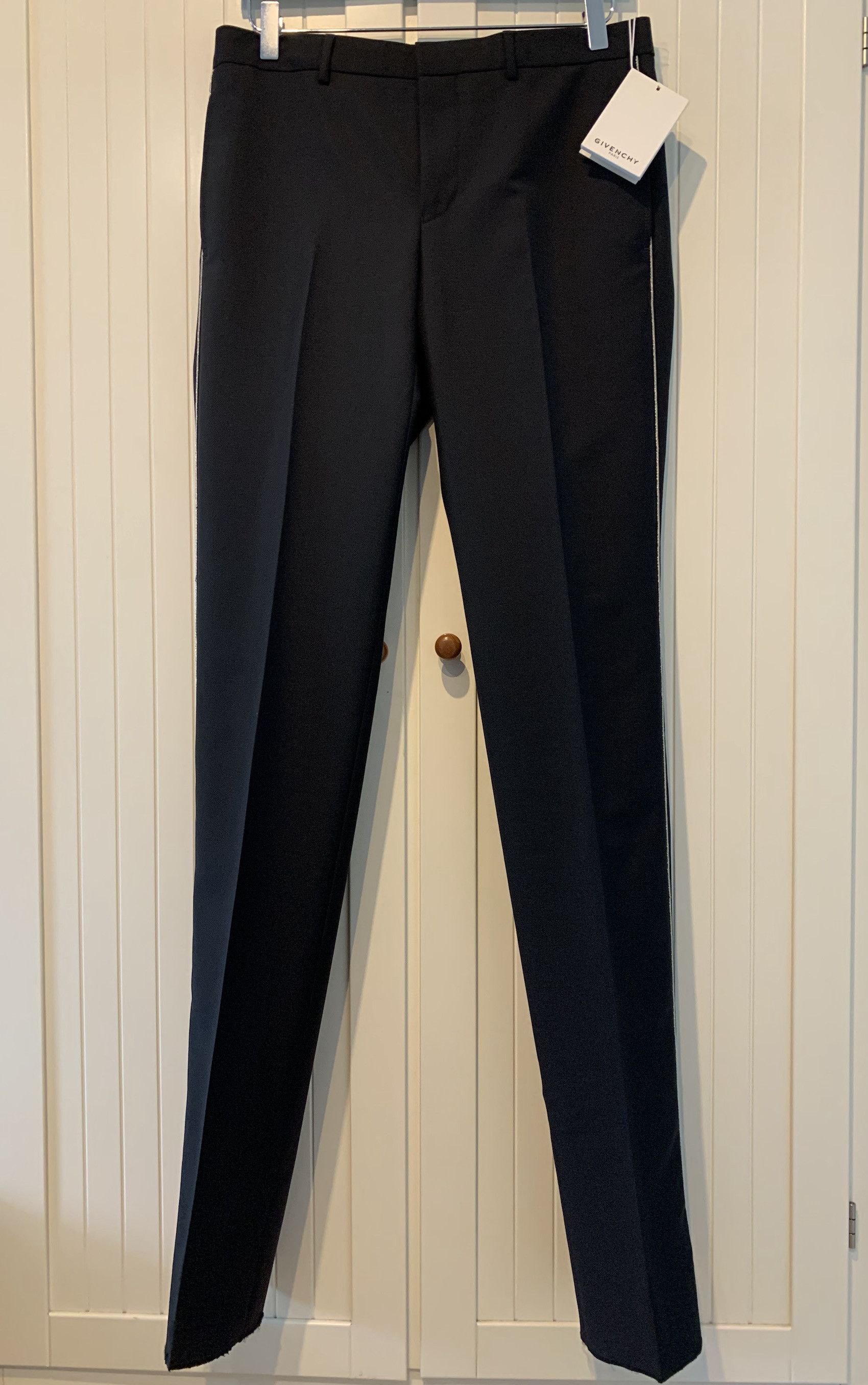 Givenchy SS'16 Pants Silver Stripe Size US 30 / EU 46 - 3 Thumbnail