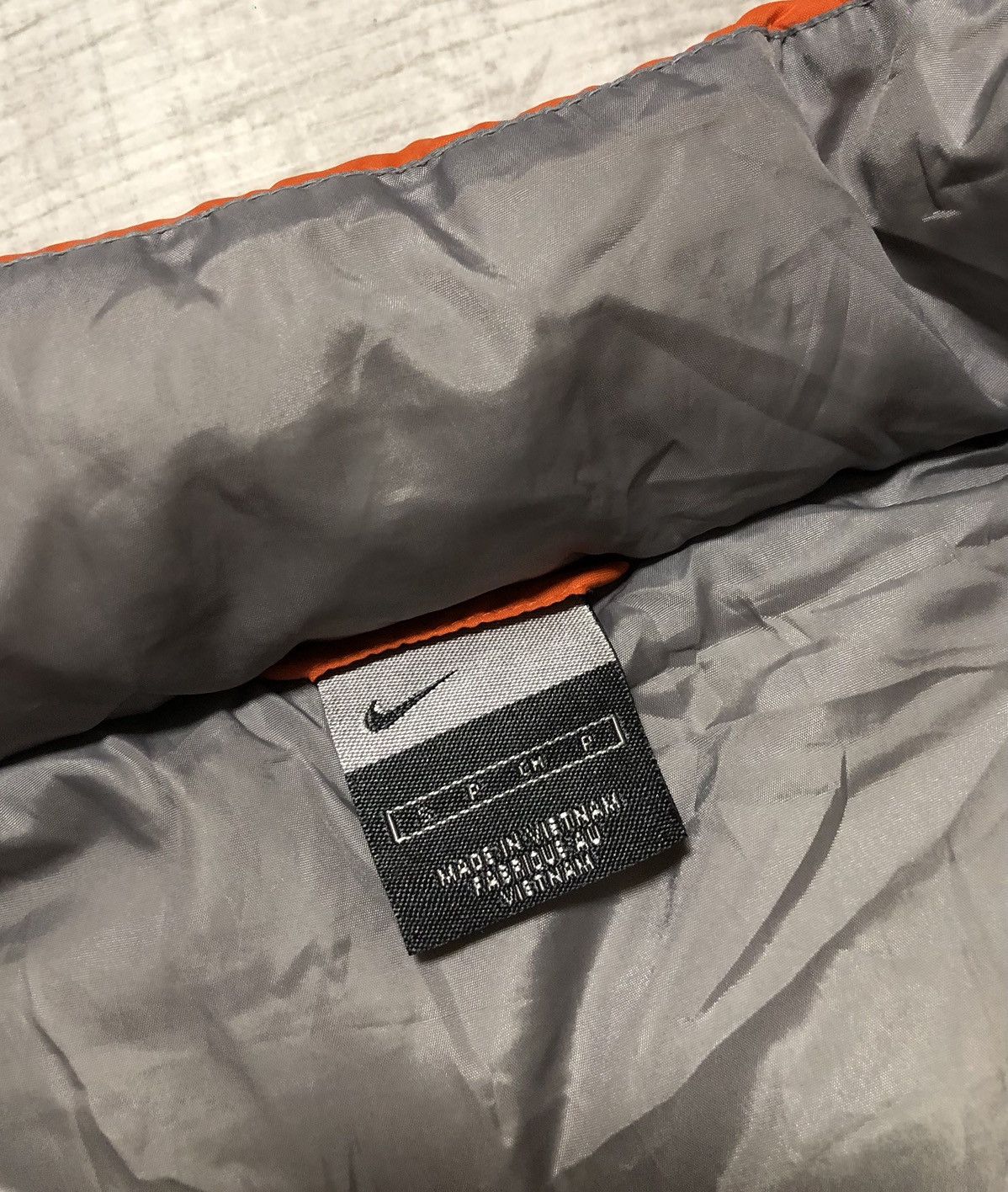 Nike × Vintage Vintage Y2K Nike Nylon Drill Puffer Vest Jacket Size US S / EU 44-46 / 1 - 9 Thumbnail