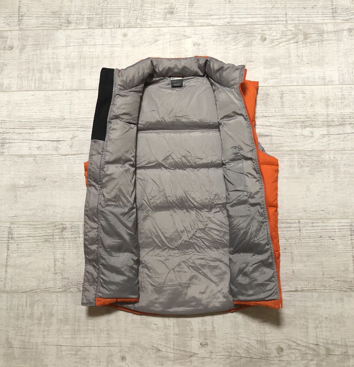 Nike × Vintage Vintage Y2K Nike Nylon Drill Puffer Vest Jacket Size US S / EU 44-46 / 1 - 7 Thumbnail