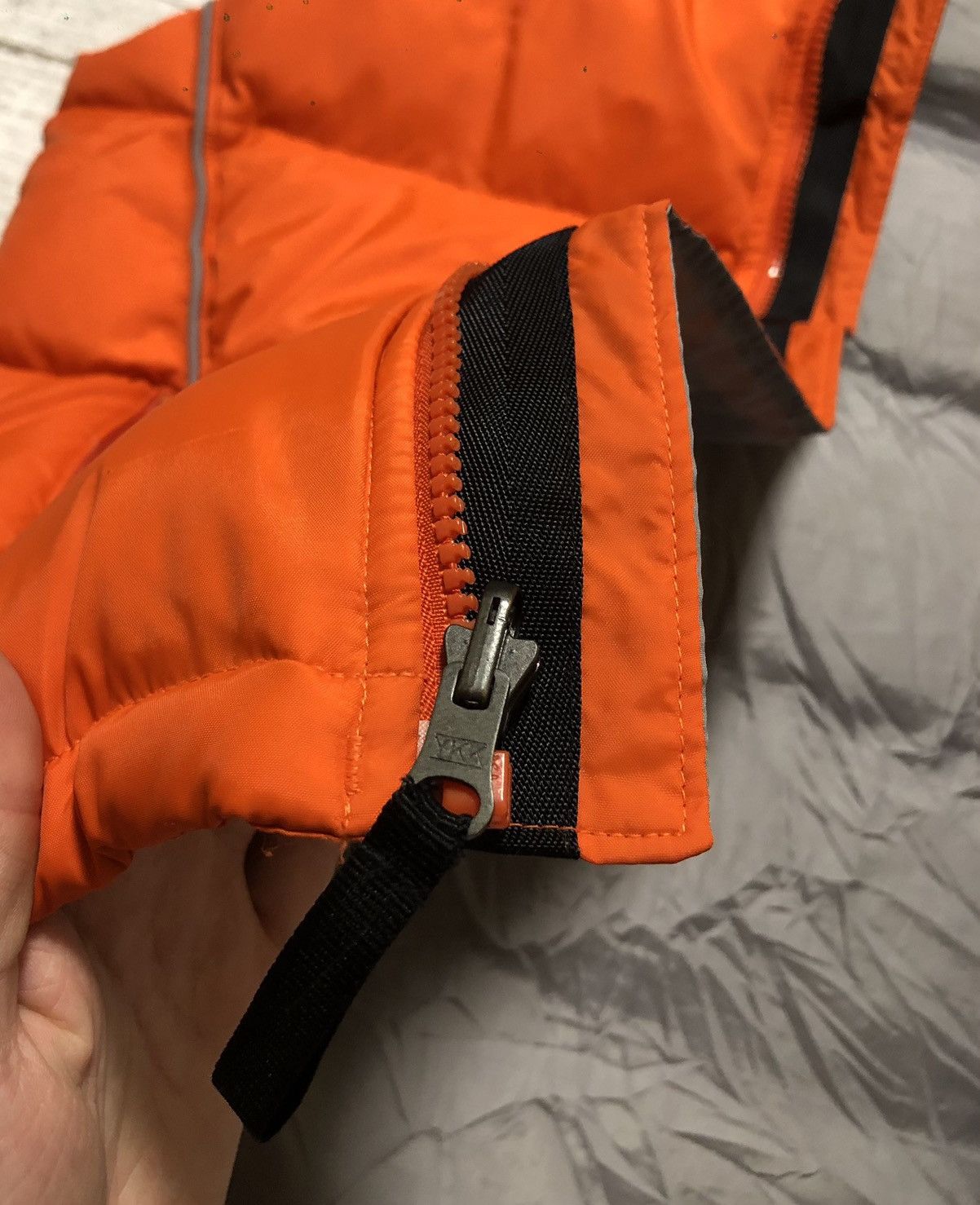 Nike × Vintage Vintage Y2K Nike Nylon Drill Puffer Vest Jacket Size US S / EU 44-46 / 1 - 8 Thumbnail