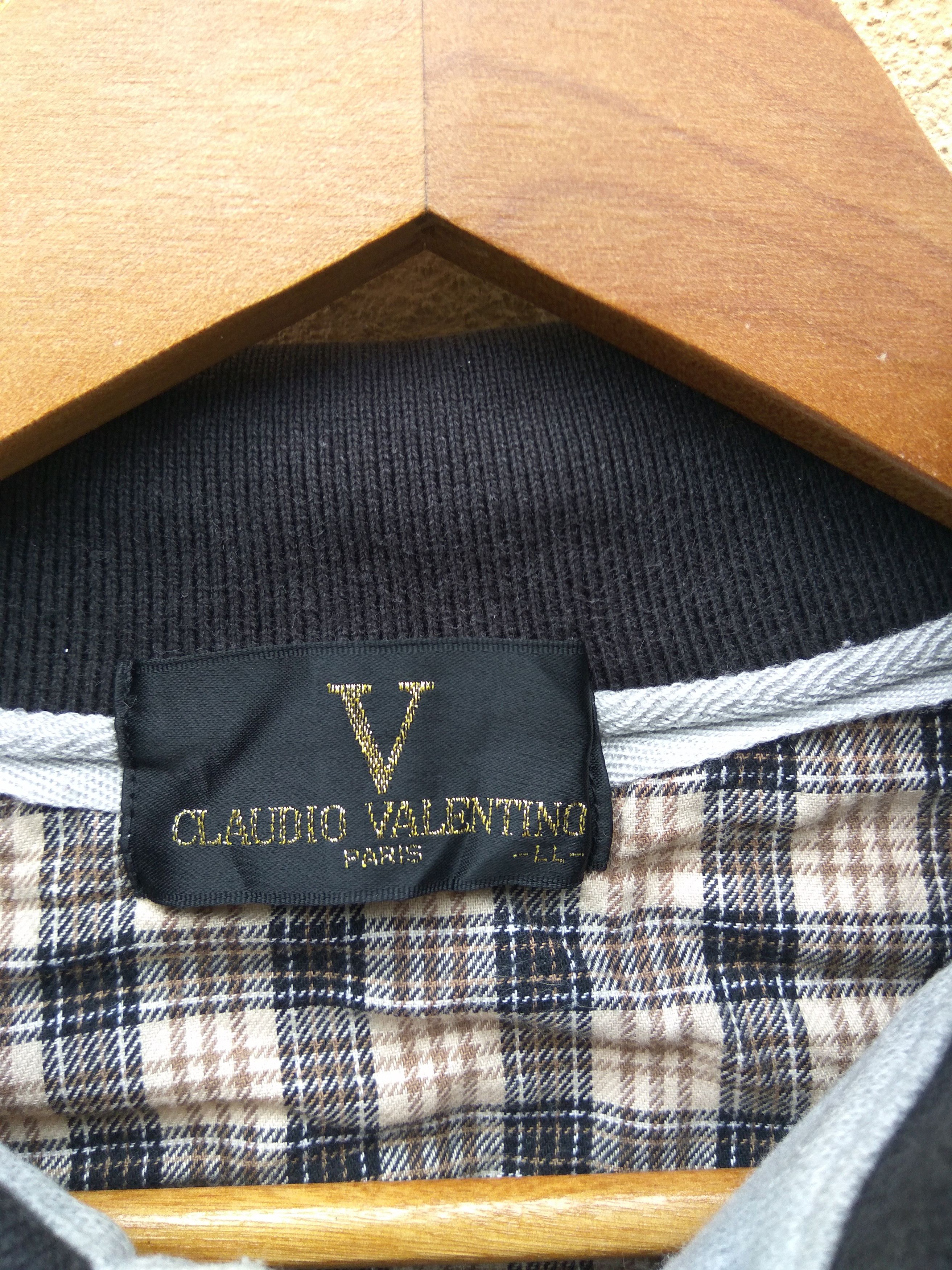 Designer × Valentino Best offer!! Claudio Valentino small logo collar sweatshirt Size US L / EU 52-54 / 3 - 3 Thumbnail