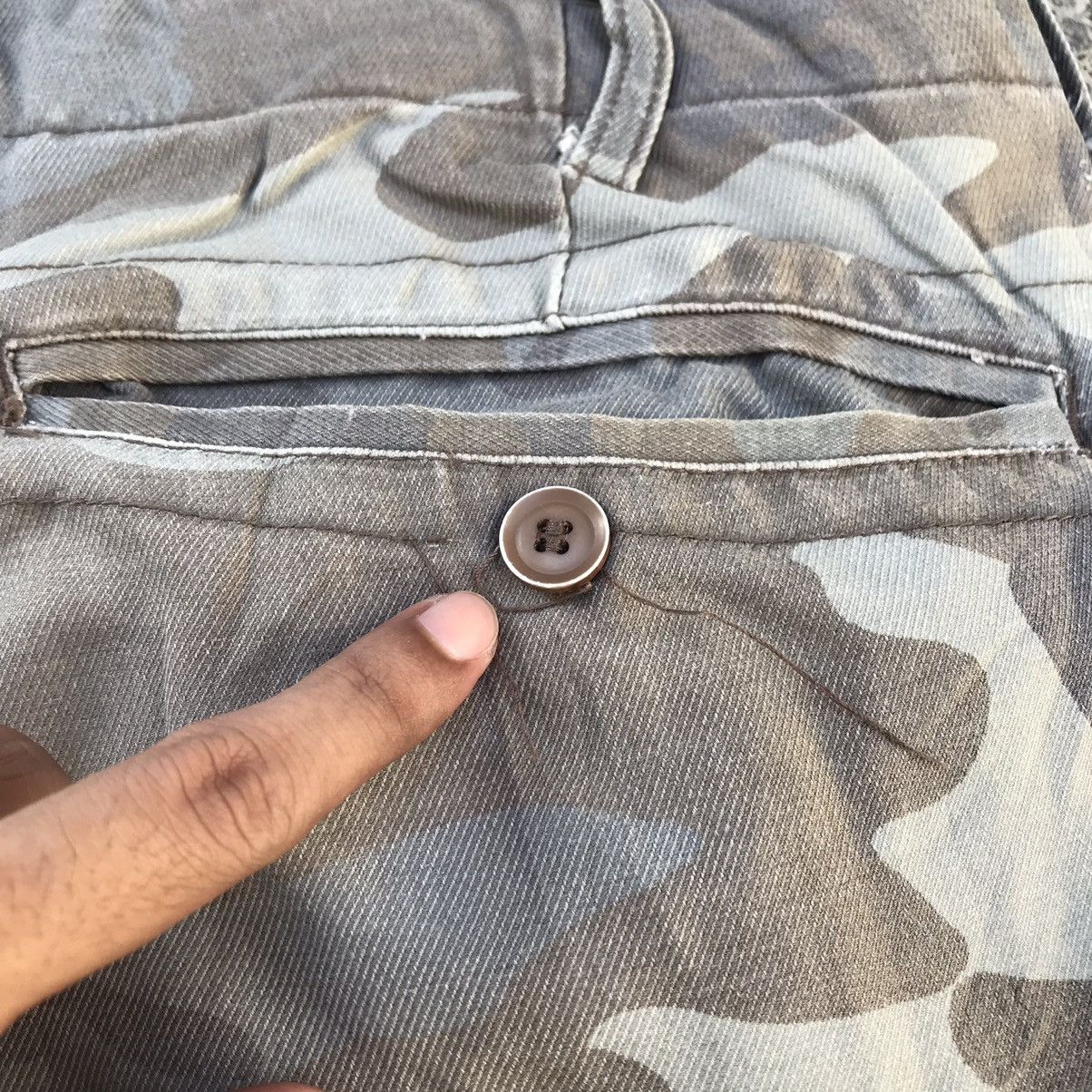 Hunter Vintage Japanese Brand Faded Camo Tactical Cargo Pants Size US 32 / EU 48 - 9 Thumbnail