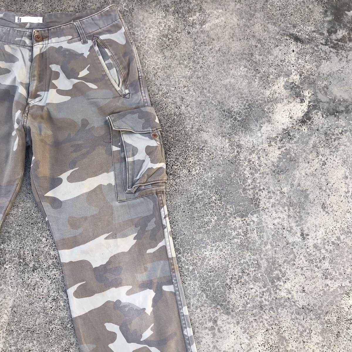 Hunter Vintage Japanese Brand Faded Camo Tactical Cargo Pants Size US 32 / EU 48 - 5 Thumbnail