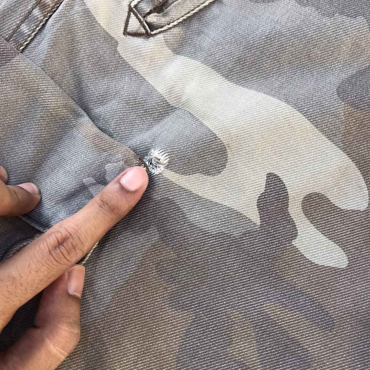 Hunter Vintage Japanese Brand Faded Camo Tactical Cargo Pants Size US 32 / EU 48 - 8 Thumbnail