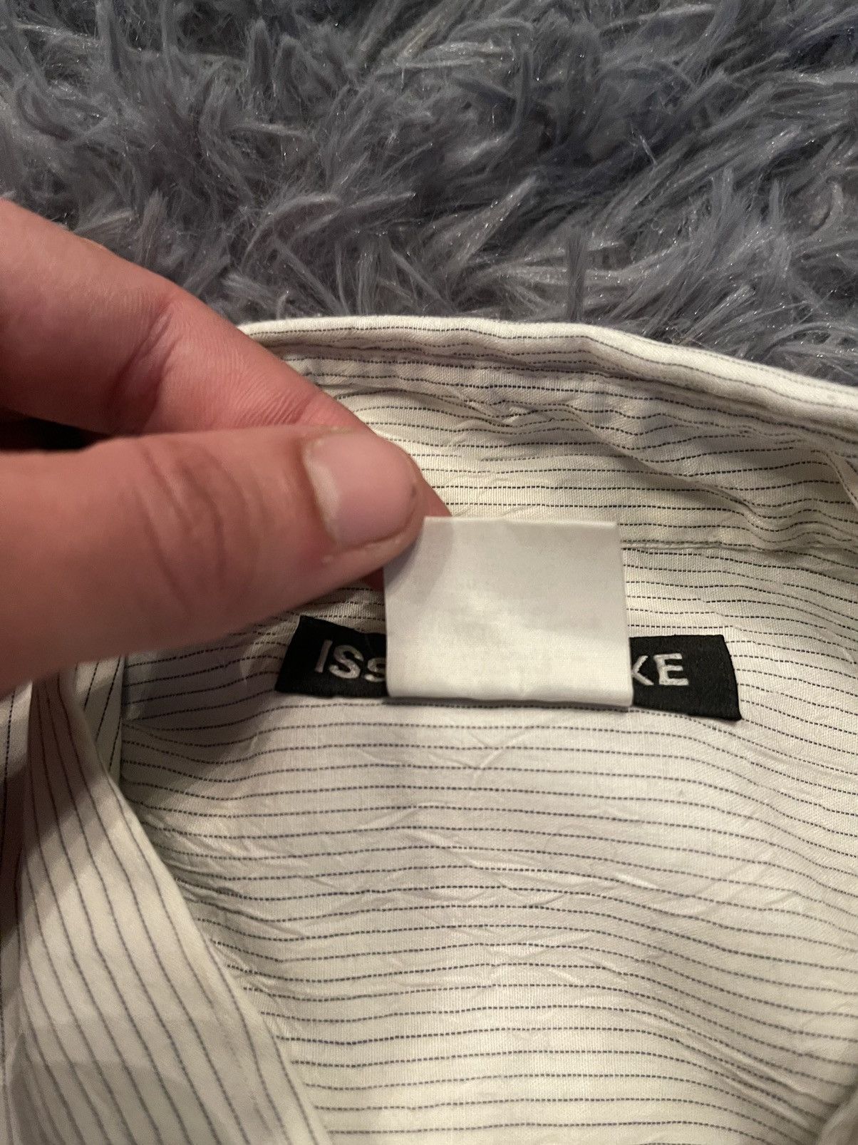 Issey Miyake × Japanese Brand Issey Miyake vintage archive striped Japanese shirt Size US L / EU 52-54 / 3 - 5 Thumbnail