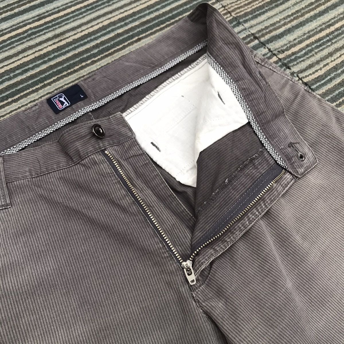PGA Tour Vintage PGA Tour Trousers Hickory Stripe Trousers Pants Size US 33 - 7 Thumbnail