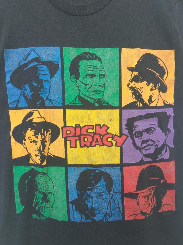 Disney Vintage 80s Vintage Dick Tracy tee movie paper thin Size US L / EU 52-54 / 3 - 3 Thumbnail