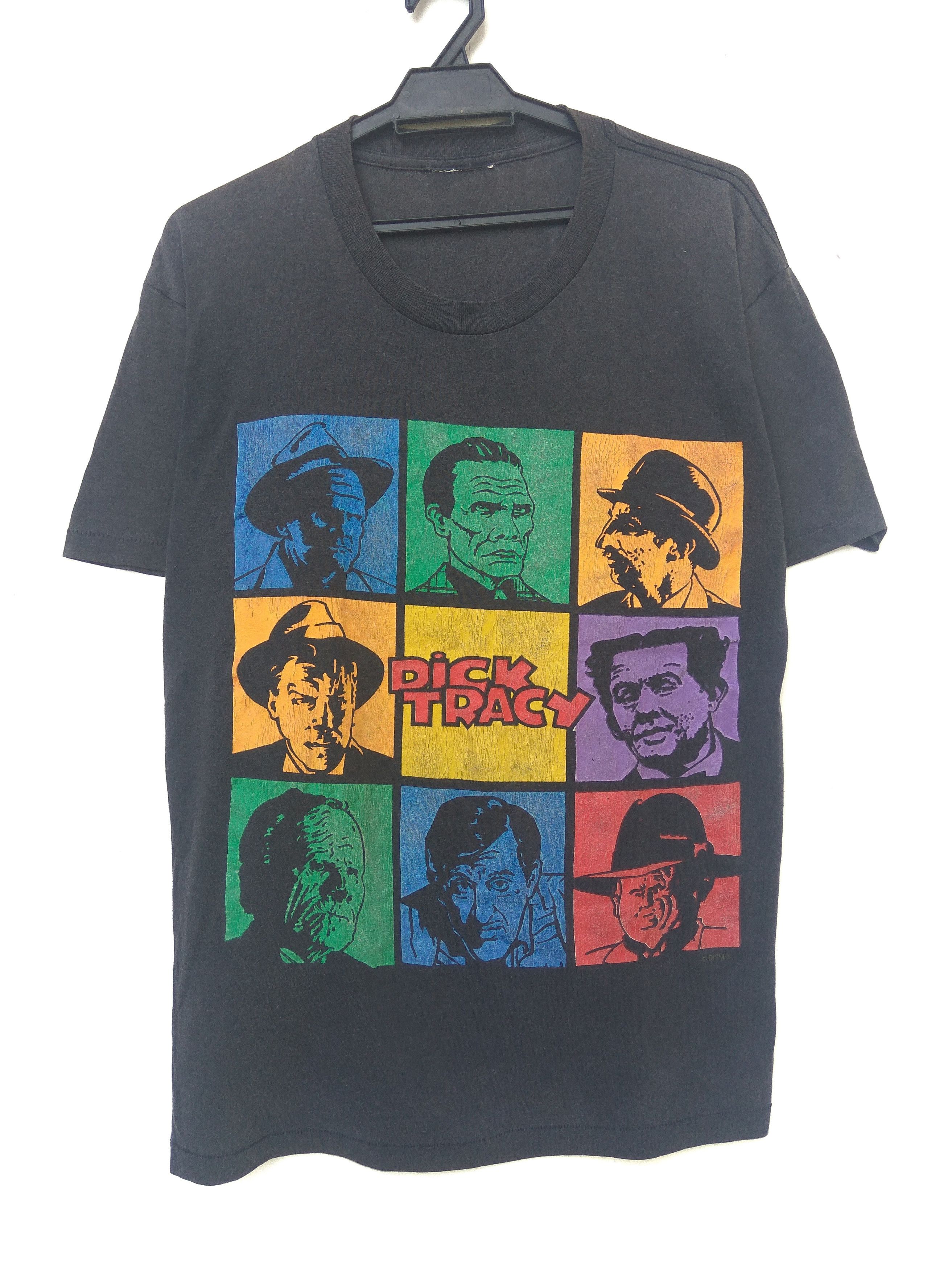 Disney Vintage 80s Vintage Dick Tracy tee movie paper thin Size US L / EU 52-54 / 3 - 1 Thumbnail