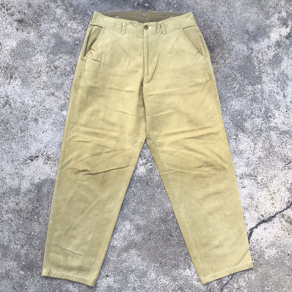 Japanese Brand Vintage Dezert Japanese Brand Trousers Baggy Pants Size US 33 - 1 Thumbnail