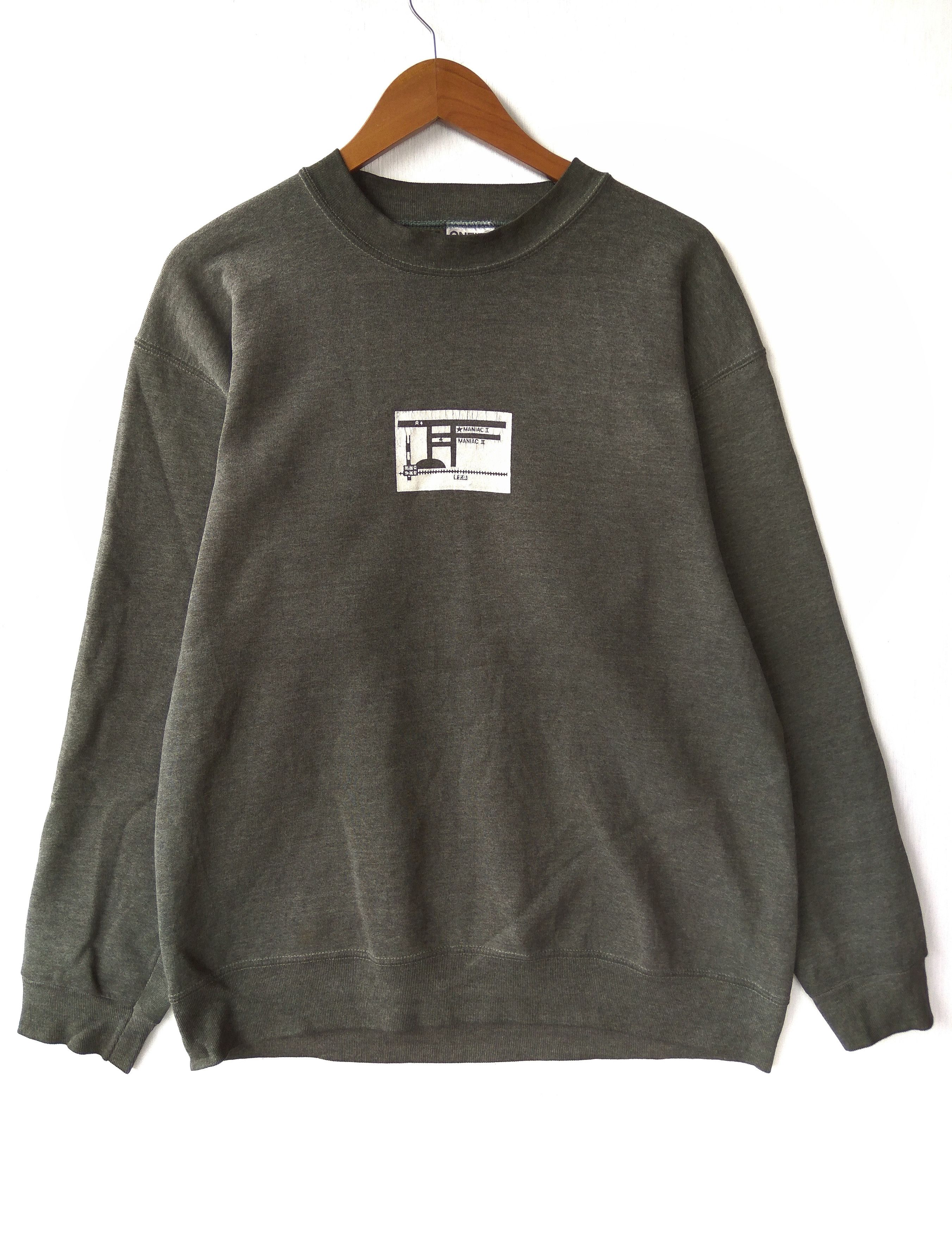 Vintage 🔥 Vintage 80s Vtg Maniac Sweatshirt Surf Skate Size US L / EU 52-54 / 3 - 2 Thumbnail