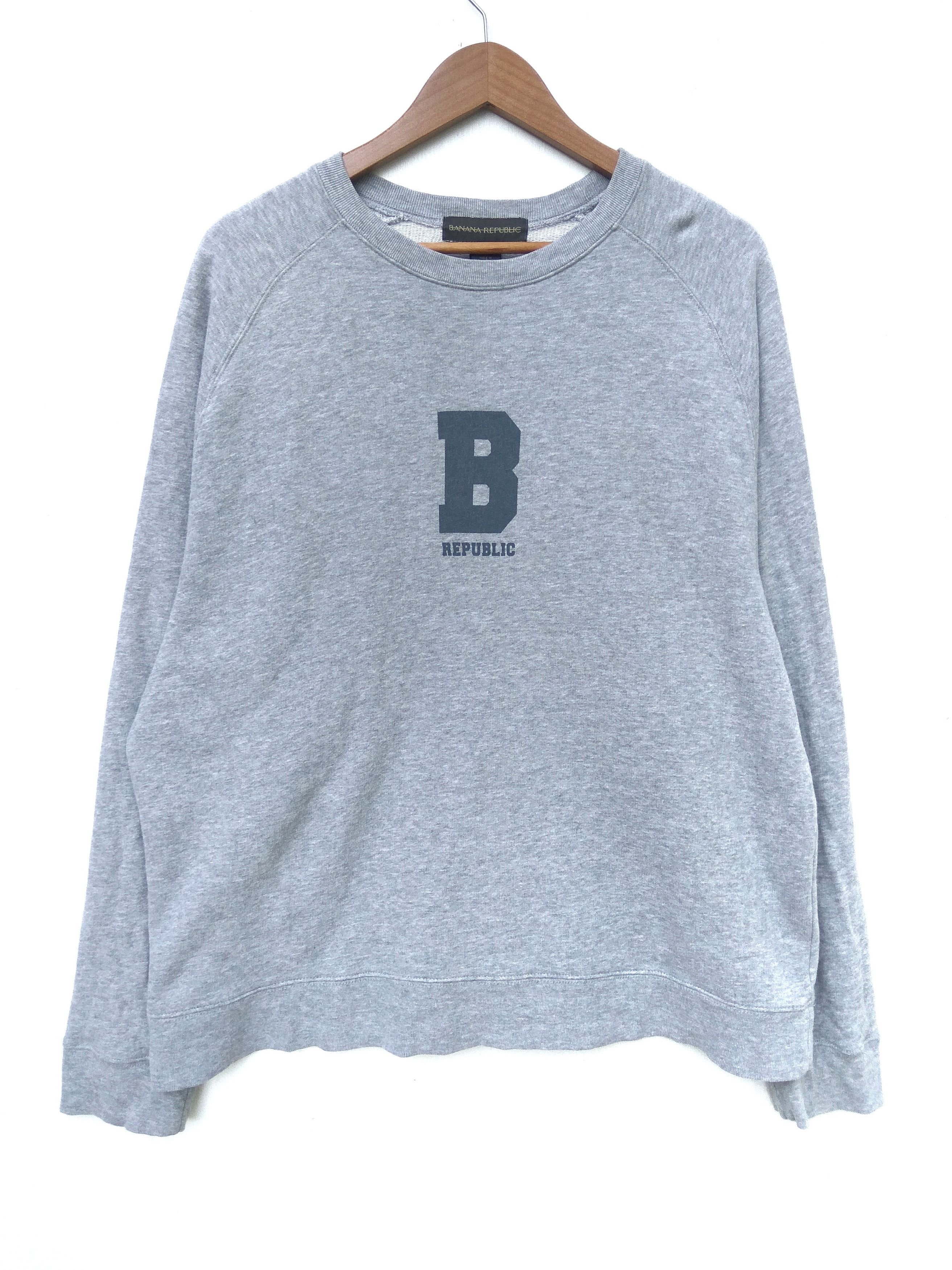 Banana Republic Vintage 90s Banana Republic sweatshirt spell out Size US L / EU 52-54 / 3 - 1 Thumbnail