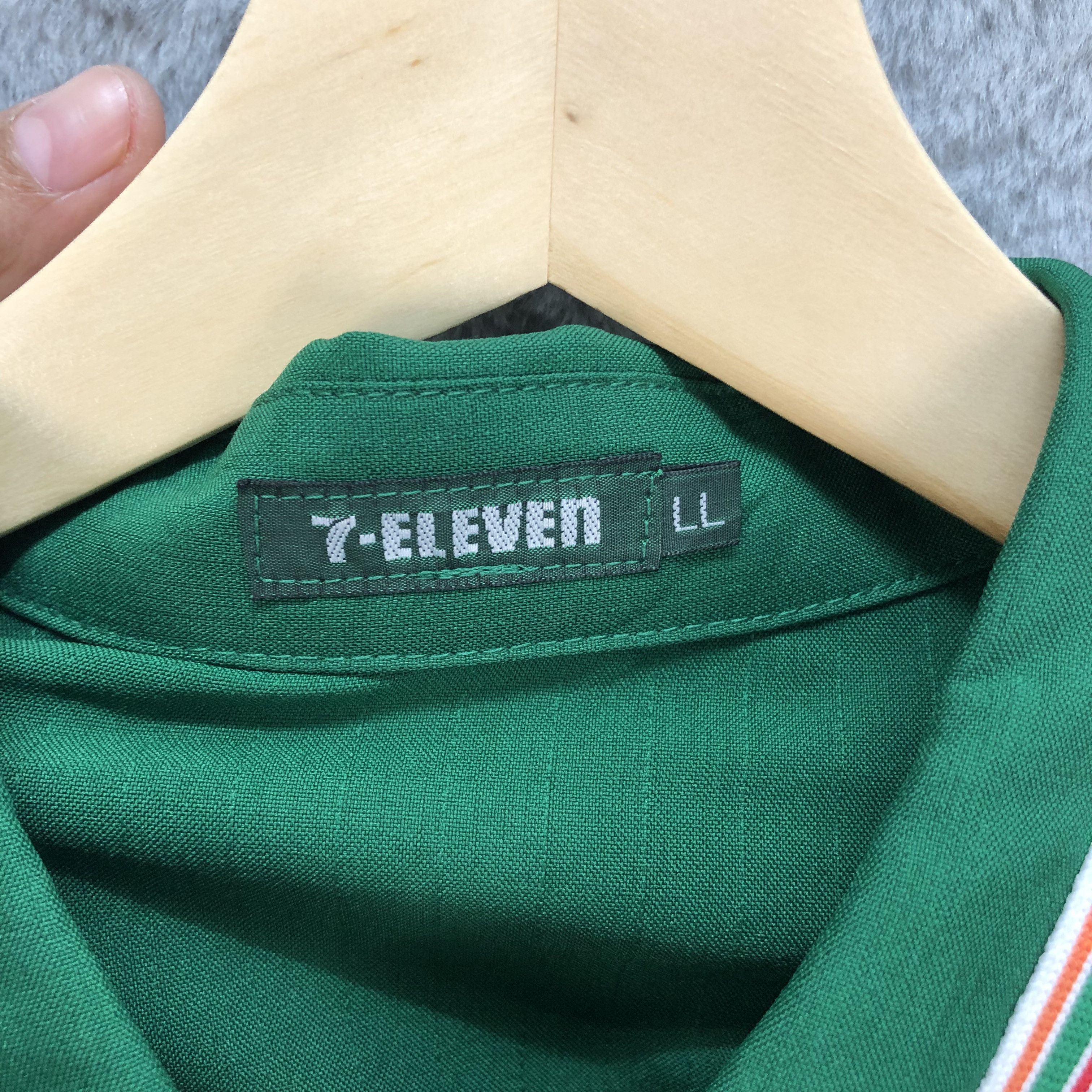 Other 7 Eleven Uniform Jacket Long Sleeve Green #6059-219 Size US L / EU 52-54 / 3 - 9 Thumbnail