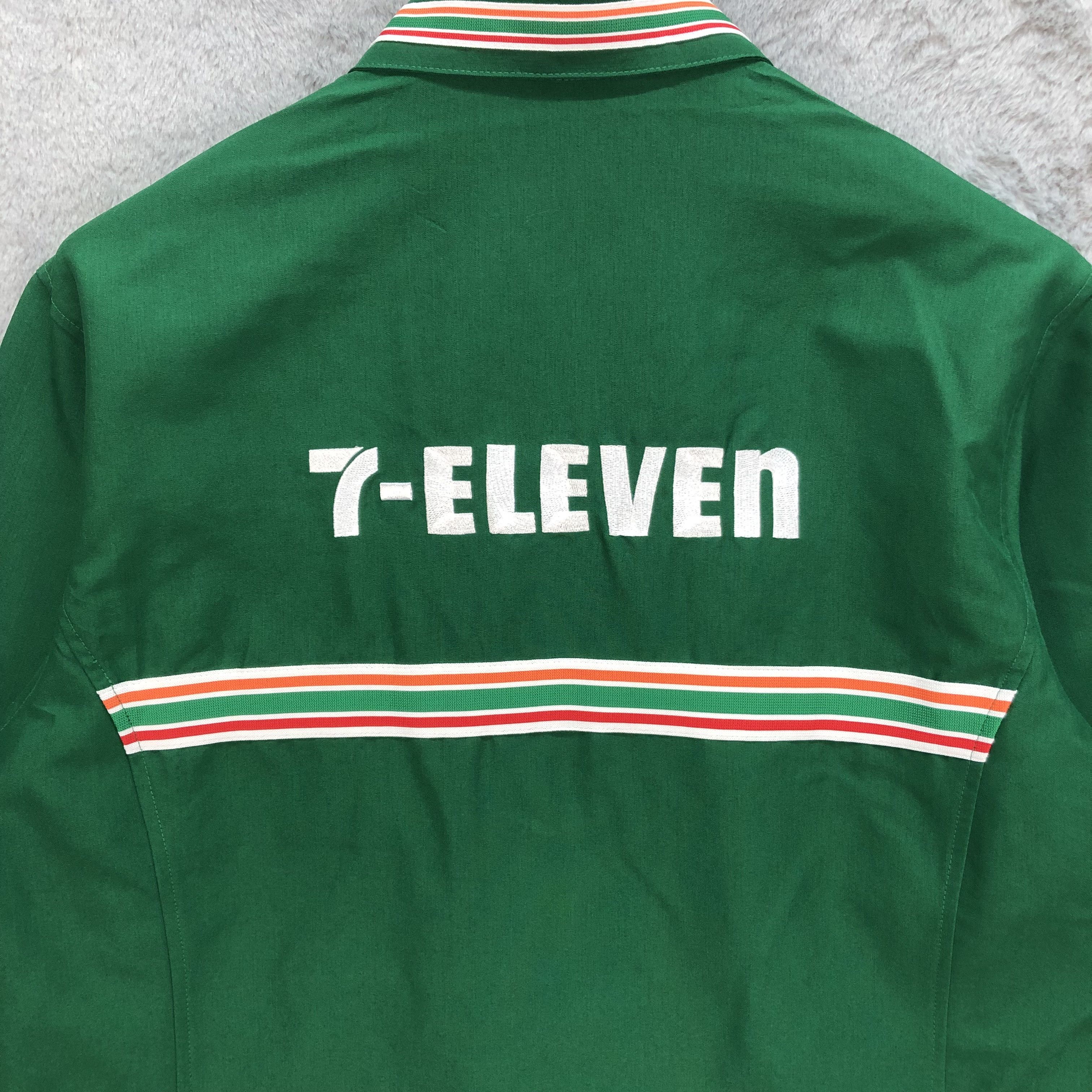 Other 7 Eleven Uniform Jacket Long Sleeve Green #6059-219 Size US L / EU 52-54 / 3 - 2 Thumbnail