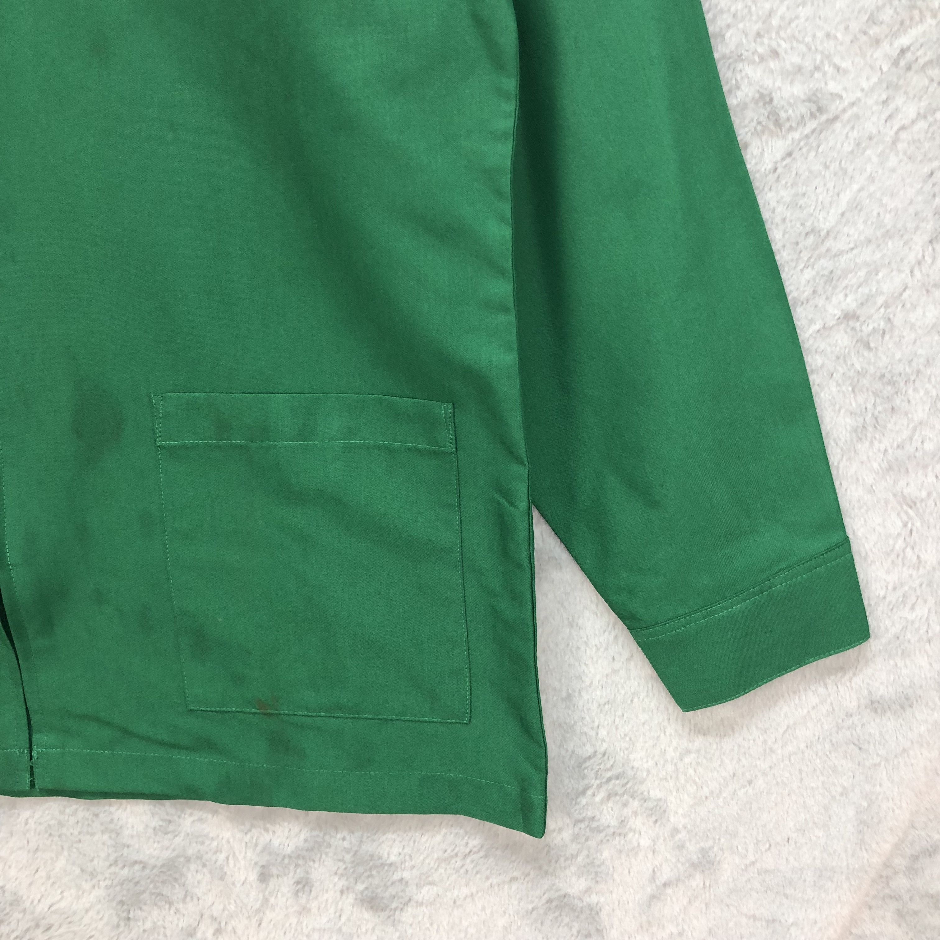 Other 7 Eleven Uniform Jacket Long Sleeve Green #6059-219 Size US L / EU 52-54 / 3 - 8 Thumbnail