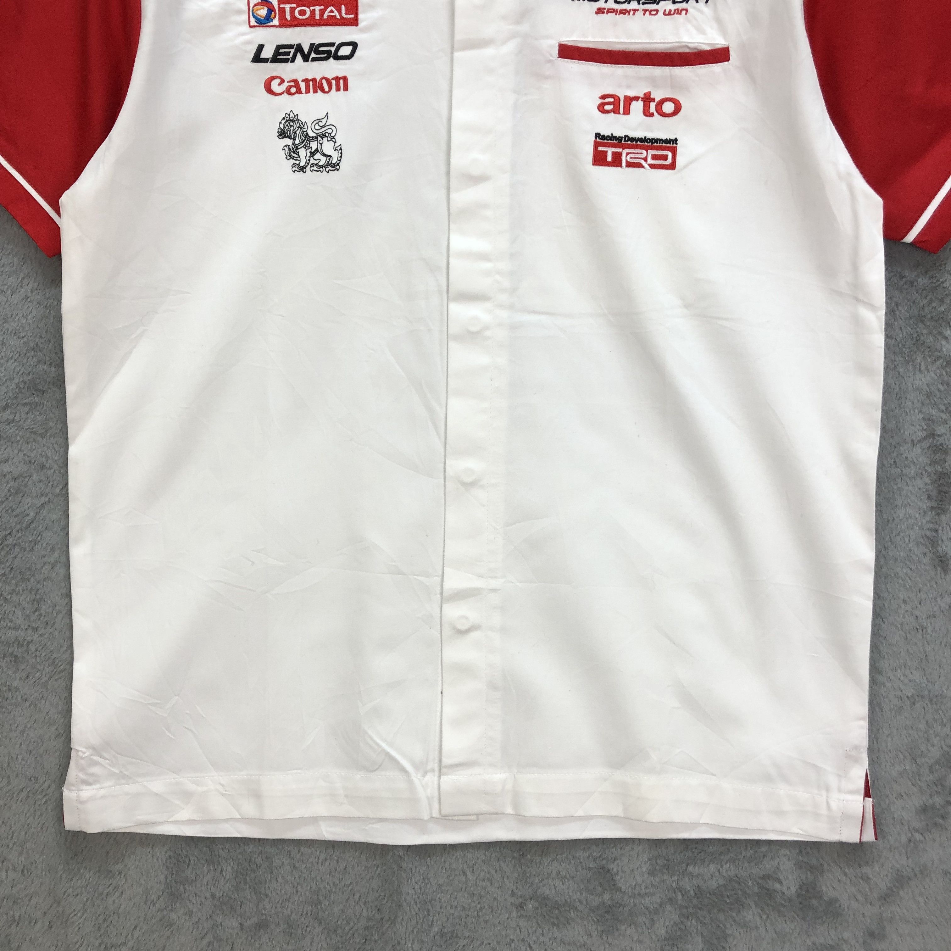 Japanese Brand Toyota TRD Motorsport Uniform Button Ups Shirts #6086-44 Size US M / EU 48-50 / 2 - 5 Thumbnail