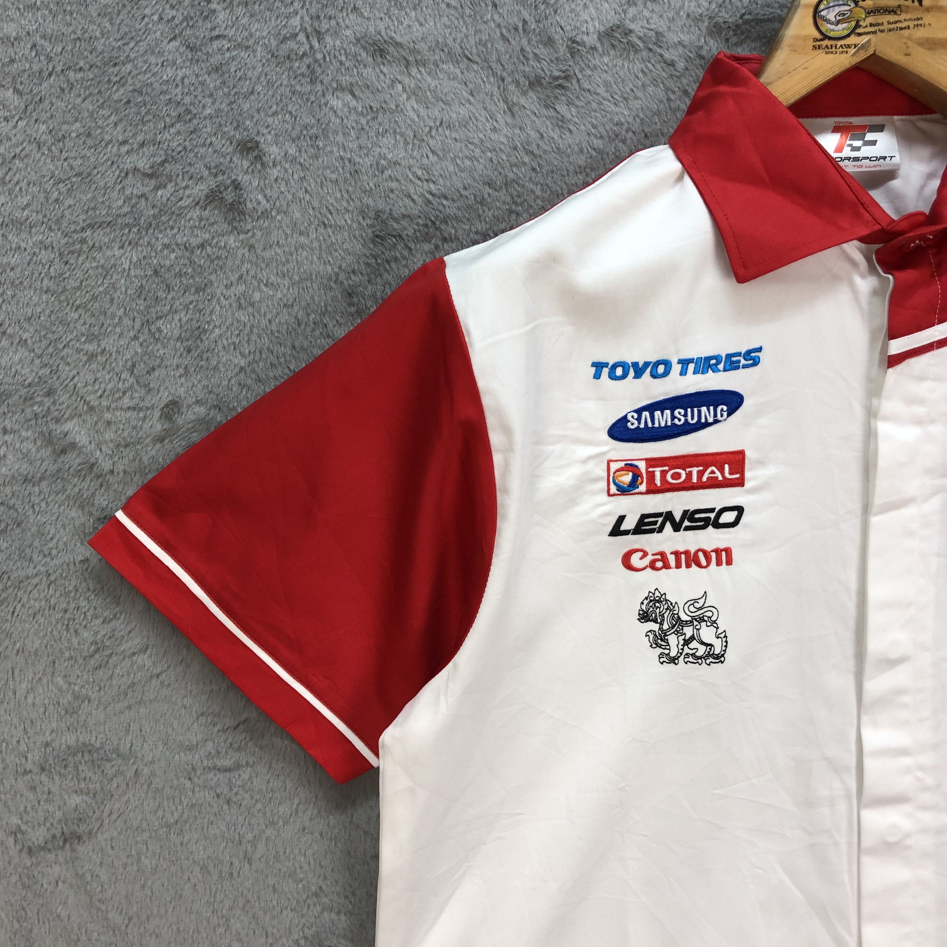 Japanese Brand Toyota TRD Motorsport Uniform Button Ups Shirts #6086-44 Size US M / EU 48-50 / 2 - 6 Thumbnail