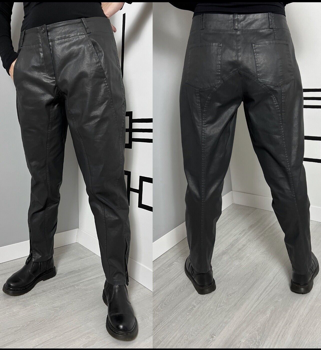 Annette Gortz Annette Görtz Pants Cotton Blend Size 42 Size 34" / US 12 / IT 48 - 2 Thumbnail