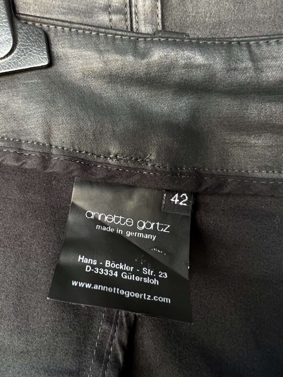 Annette Gortz Annette Görtz Pants Cotton Blend Size 42 Size 34" / US 12 / IT 48 - 6 Thumbnail