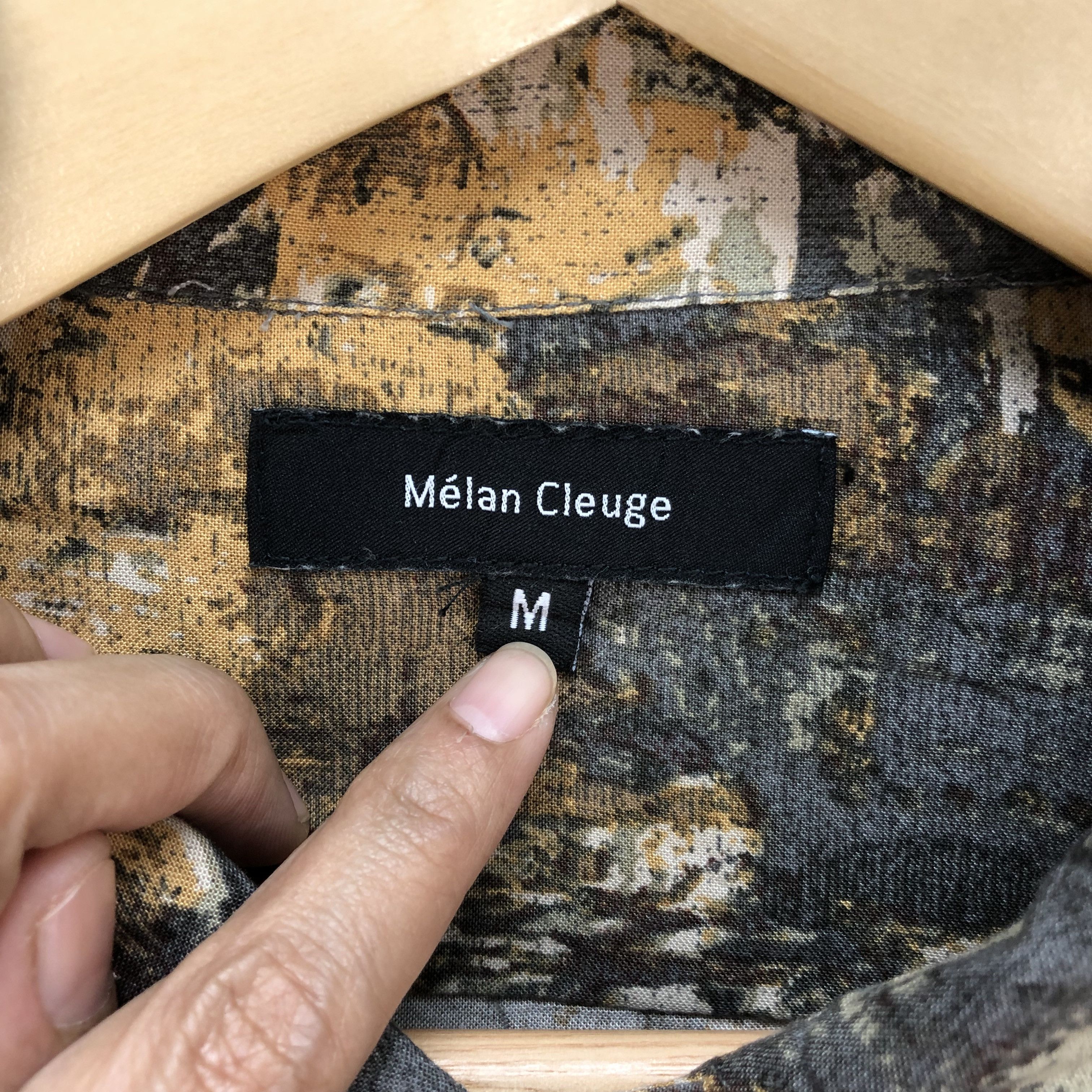 Japanese Brand Melan Cleuge Printed Button Ups Shirts #6051-219 Size US M / EU 48-50 / 2 - 6 Thumbnail