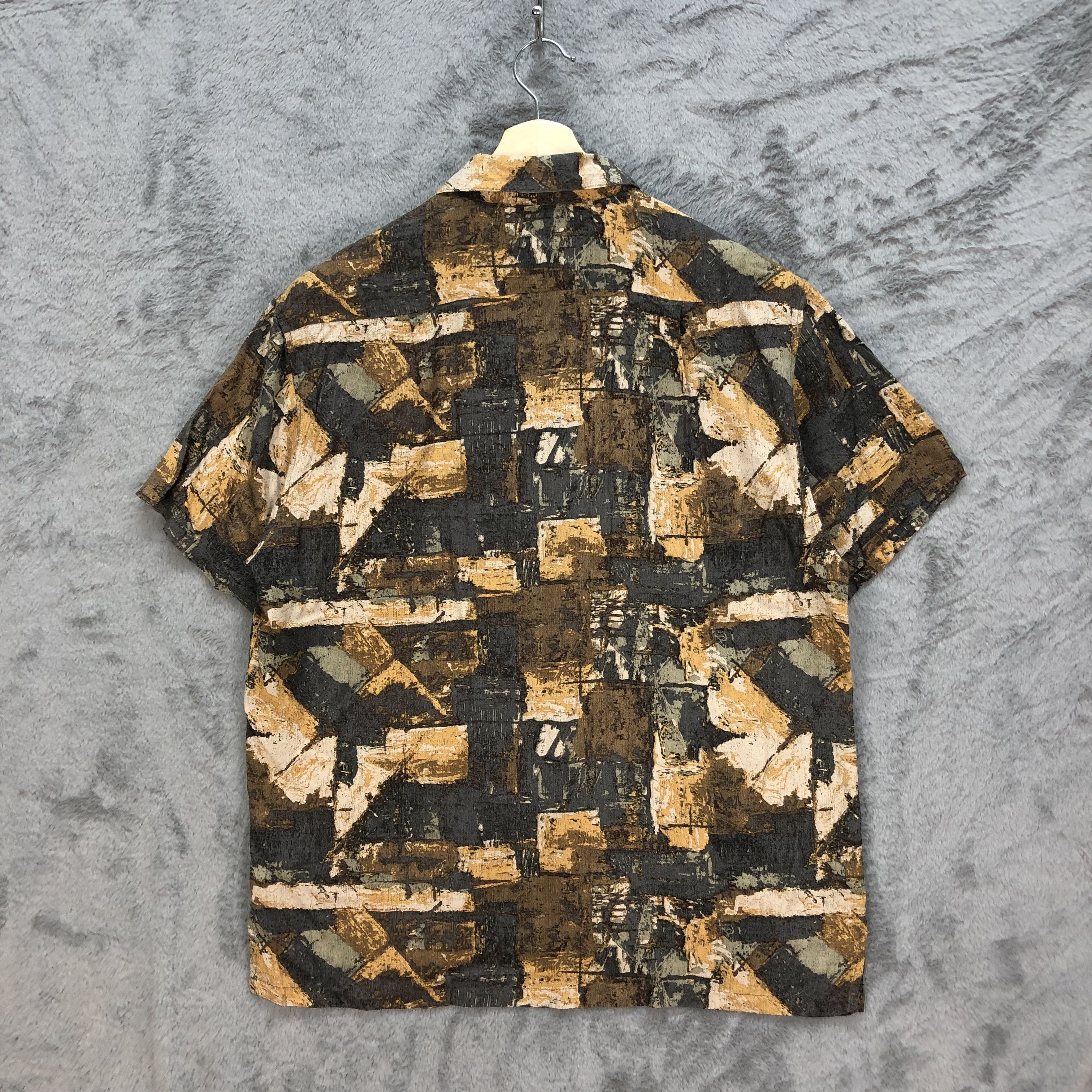 Japanese Brand Melan Cleuge Printed Button Ups Shirts #6051-219 Size US M / EU 48-50 / 2 - 9 Thumbnail