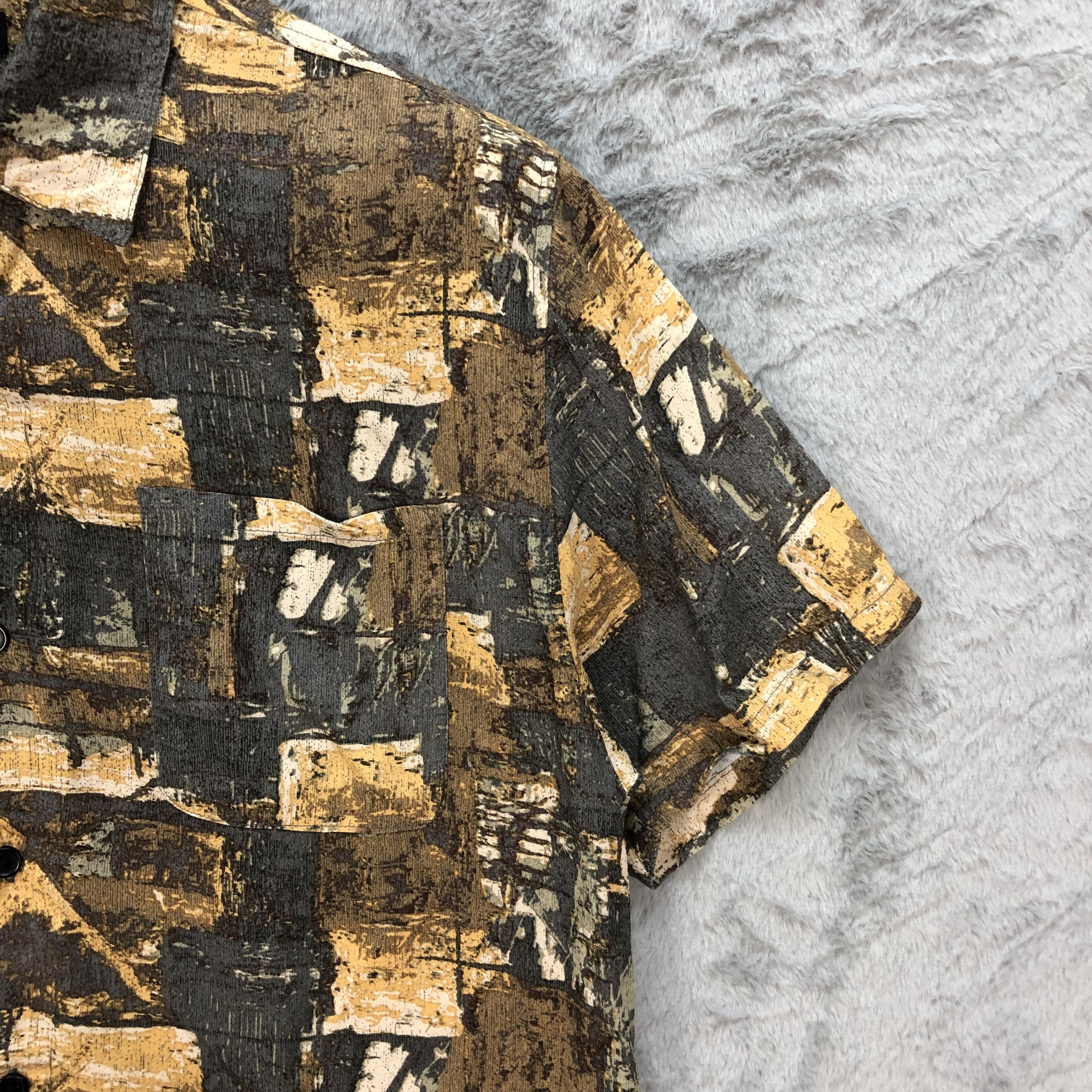 Japanese Brand Melan Cleuge Printed Button Ups Shirts #6051-219 Size US M / EU 48-50 / 2 - 5 Thumbnail
