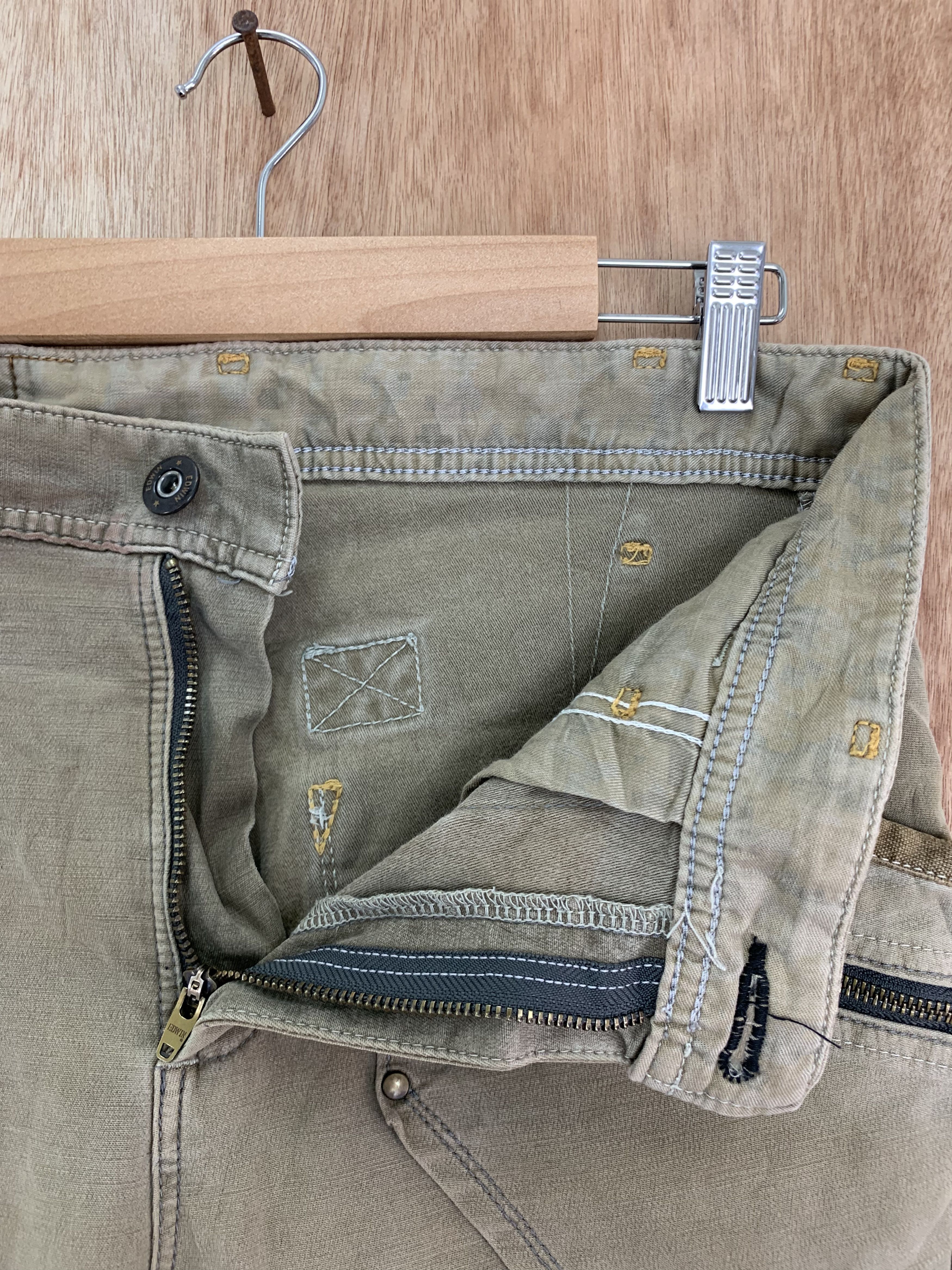 Edwin Cargo Pants Edwin Curve Knee Multipocket Travis Scott Style Size US 30 / EU 46 - 9 Thumbnail