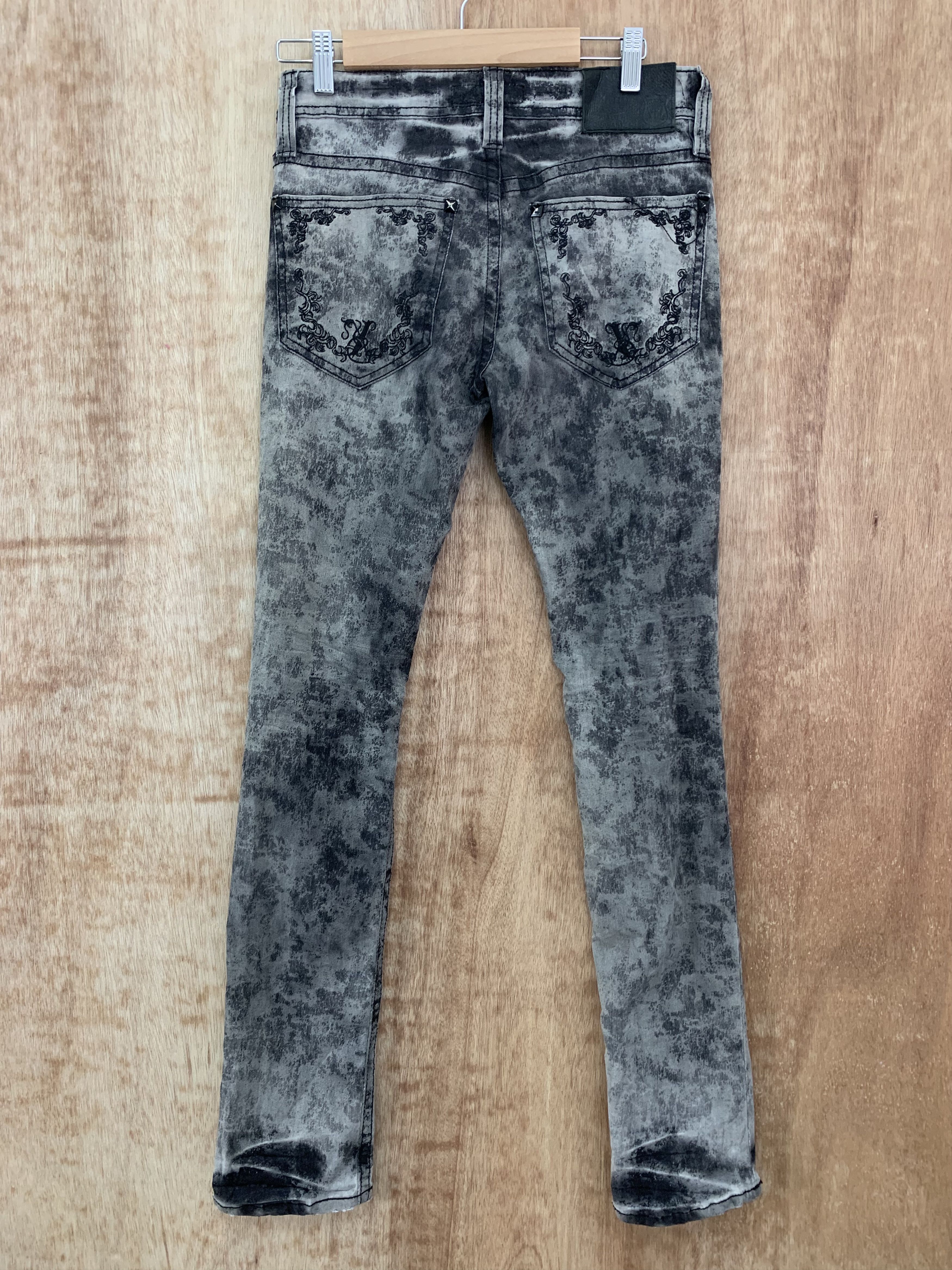 Japanese Brand Xfrm Slim Fit Pants Vintage Distressed Faded Colour Size US 28 / EU 44 - 2 Thumbnail