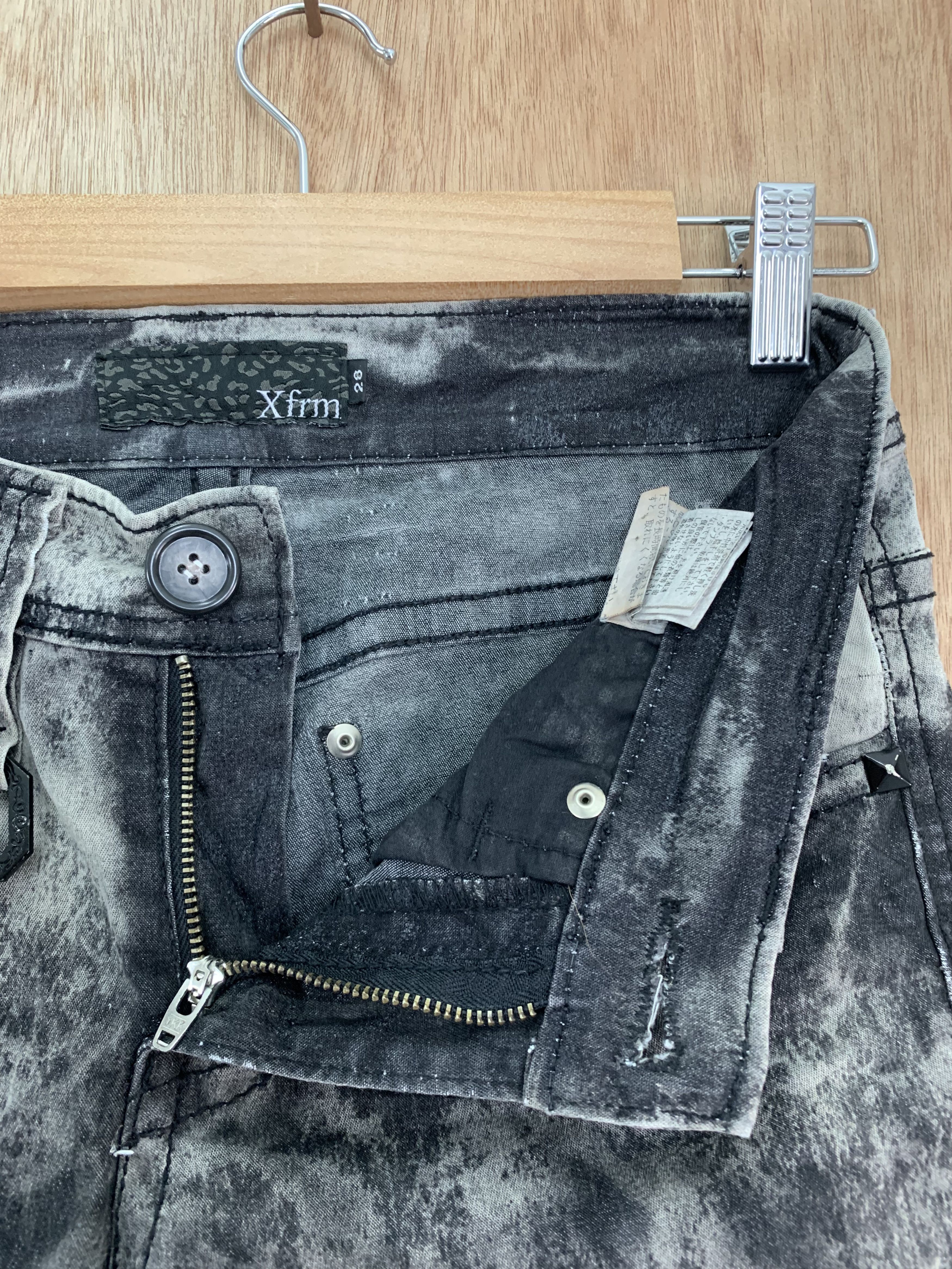Japanese Brand Xfrm Slim Fit Pants Vintage Distressed Faded Colour Size US 28 / EU 44 - 11 Thumbnail
