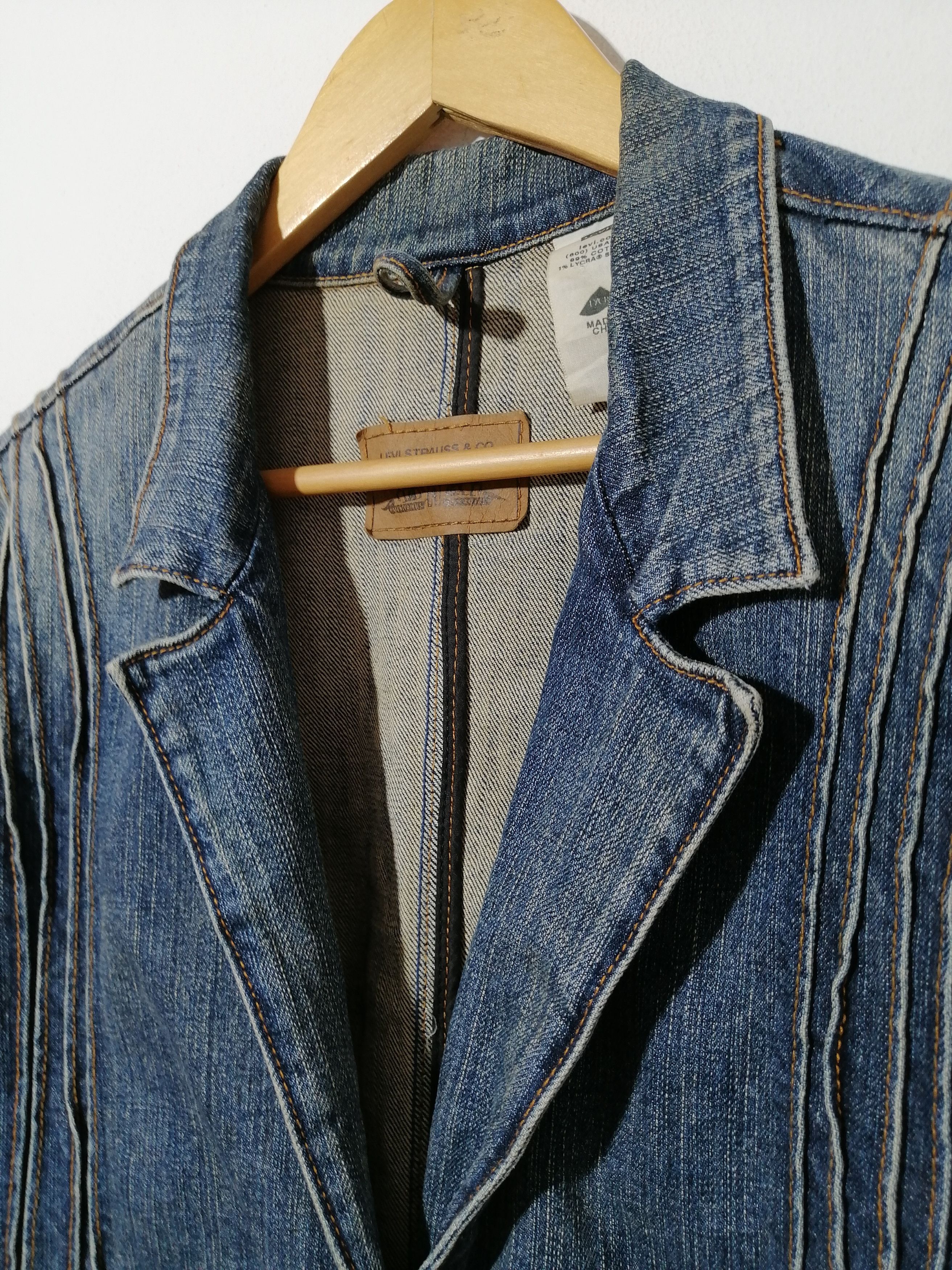 Levi's × Levi's Vintage Clothing Levi's Nice Design Denim Jacket Size M / US 6-8 / IT 42-44 - 2 Thumbnail