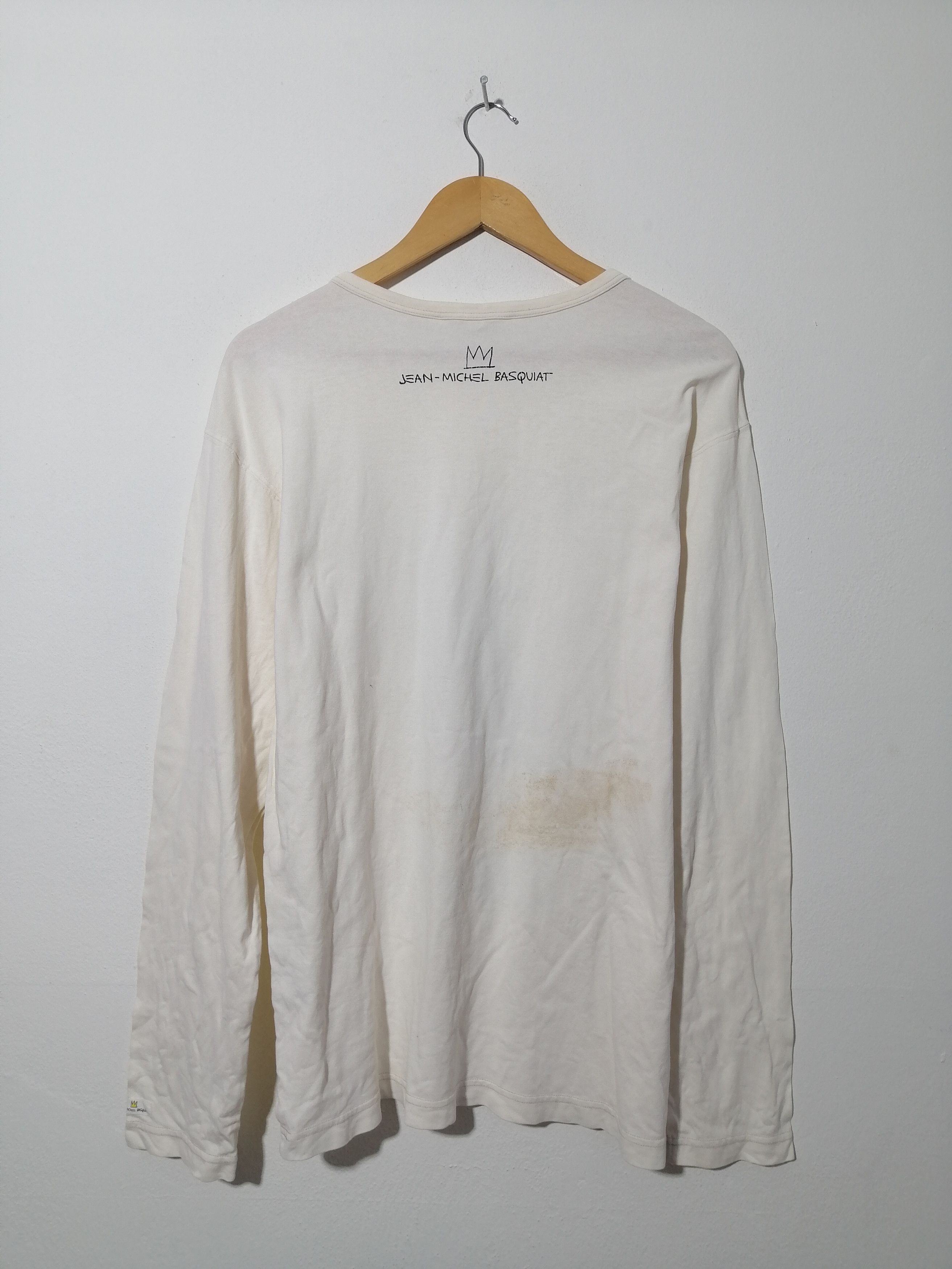 Jean-Michel Basquiat × Uniqlo Jean Michel Basquiat Who Is This Man Longsleeve T-shirt Size US L / EU 52-54 / 3 - 3 Thumbnail