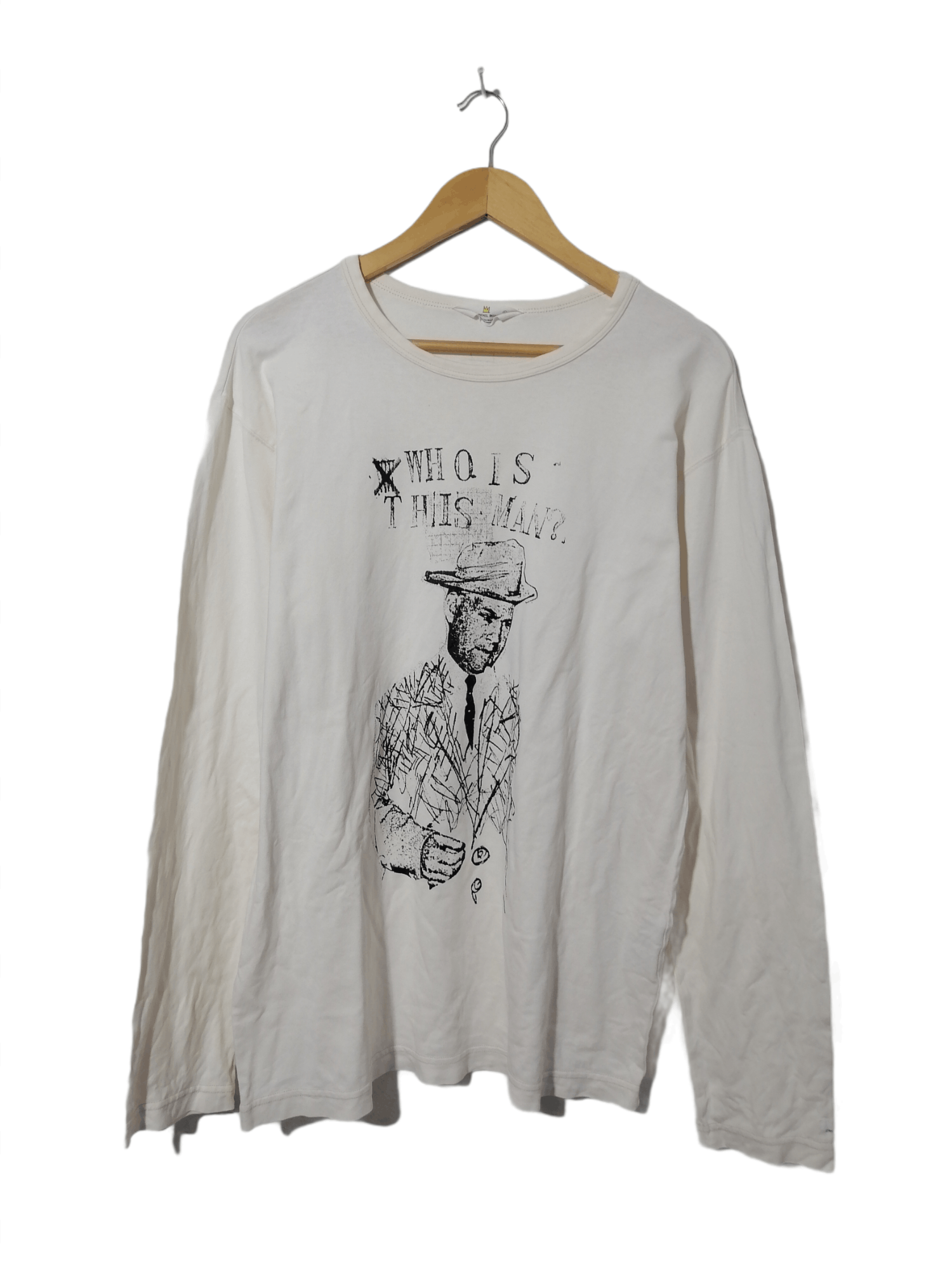 Jean Michel Basquiat Who Is This Man Longsleeve T-shirt