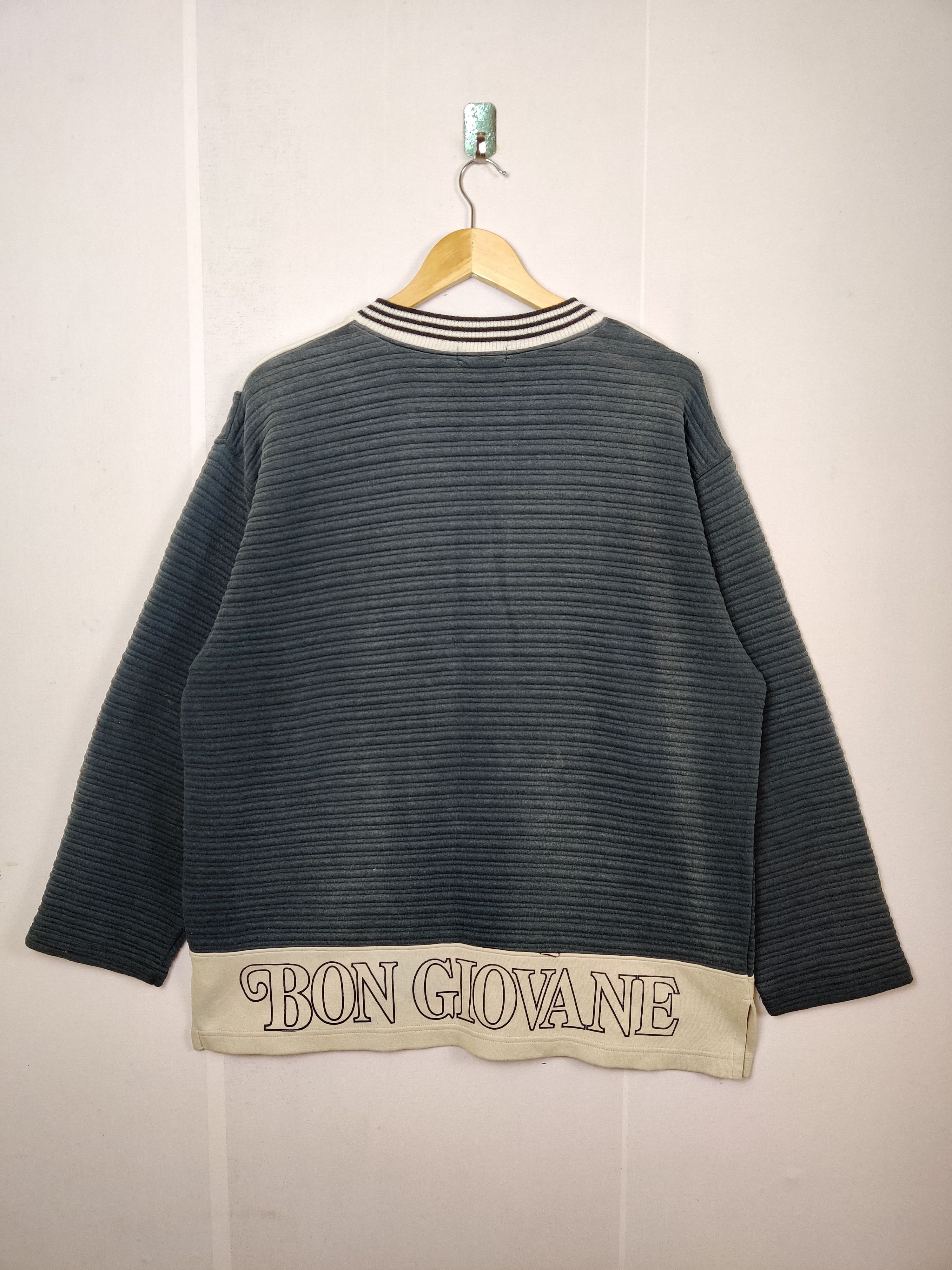 Japanese Brand Vintage Bon Giovane Embroidery Logo Crewneck Sweatshirt Size US L / EU 52-54 / 3 - 7 Thumbnail