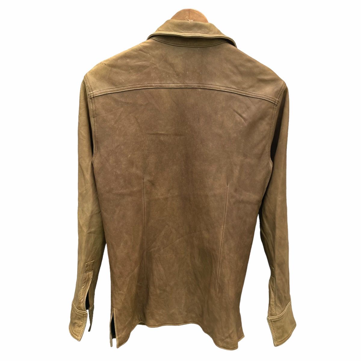 Genuine Leather × Isamu Katayama Backlash 💥 ISAMU KATAYAMA COWHIDE LEATHER JACKET Size US S / EU 44-46 / 1 - 5 Thumbnail