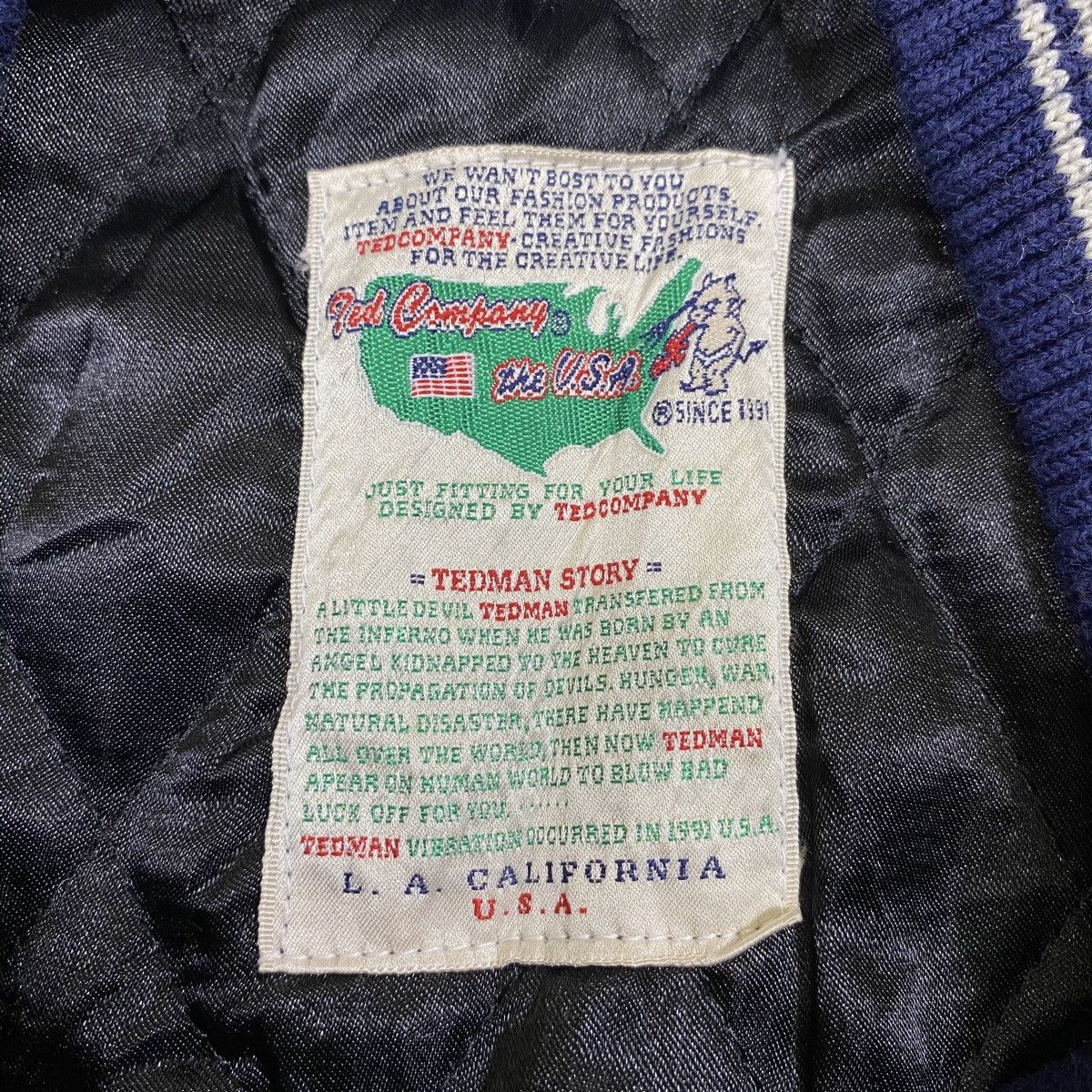 Tedman × Vintage VINTAGE TEDMAN COMPANY UNITED STATES VARSITY LEATHER JACKET Size US M / EU 48-50 / 2 - 10 Thumbnail