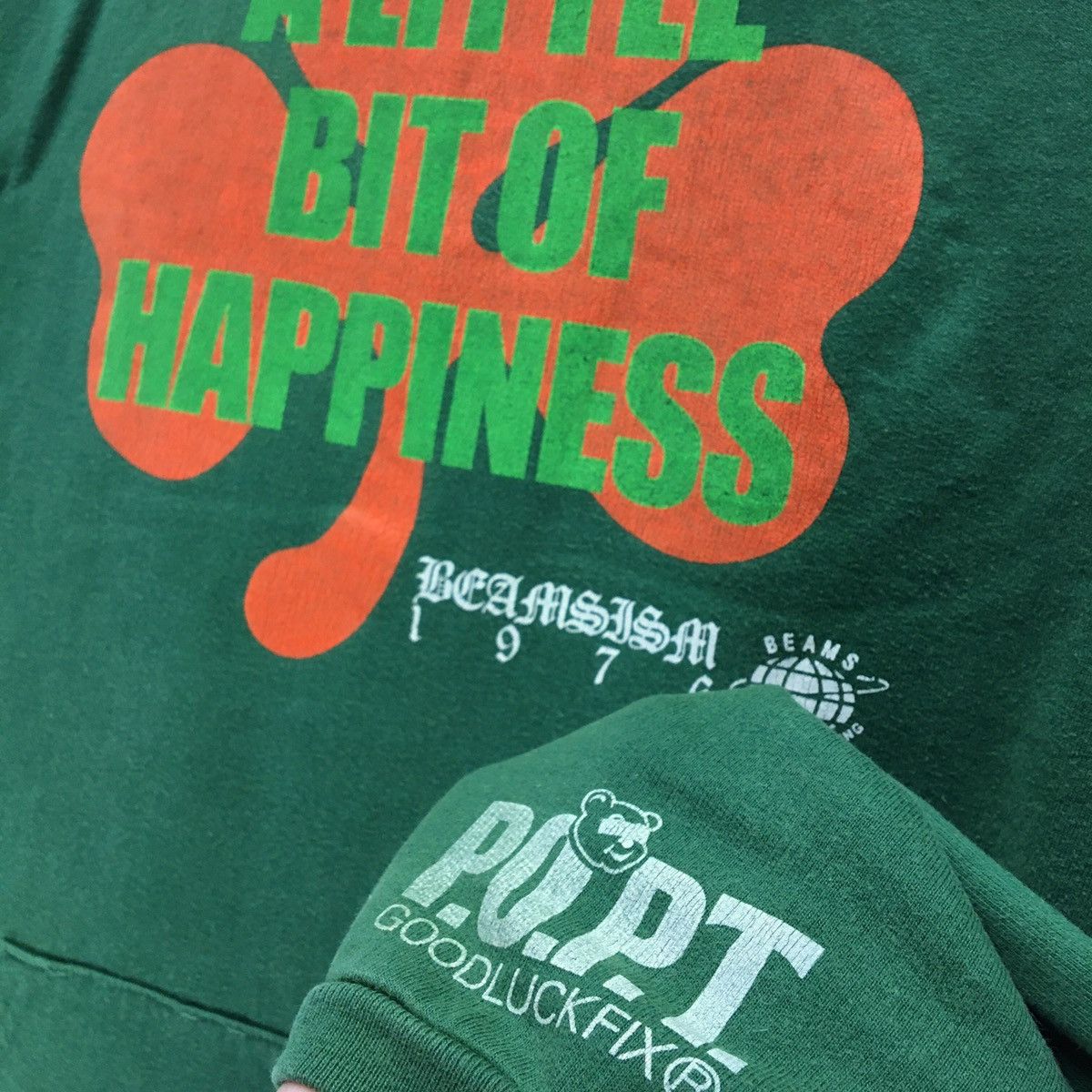 Beams Plus × Japanese Brand BEAMS Japanese Brands Green Hoodie Size US M / EU 48-50 / 2 - 6 Thumbnail