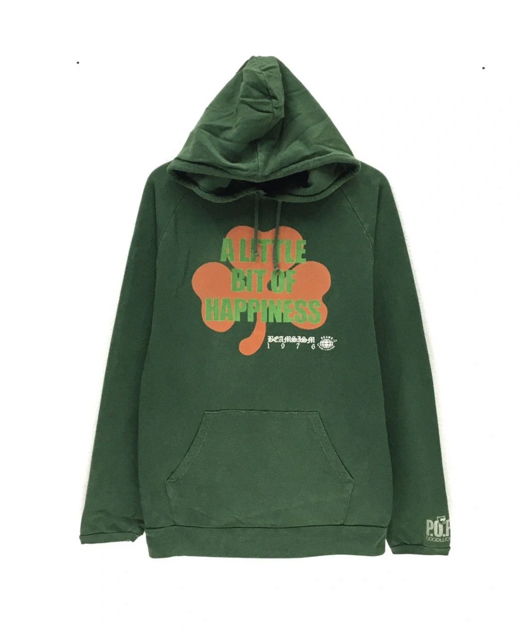 image of Avant Garde x Beams Plus Beams s Green Hoodie, Men's (Size Medium)