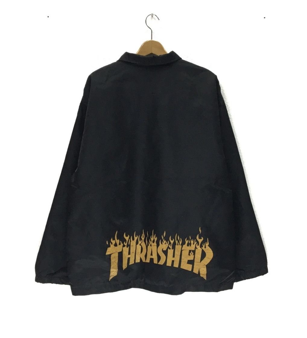 Thrasher Vintage THRASHER Flame Windbreaker Jacket Size US L / EU 52-54 / 3 - 1 Thumbnail