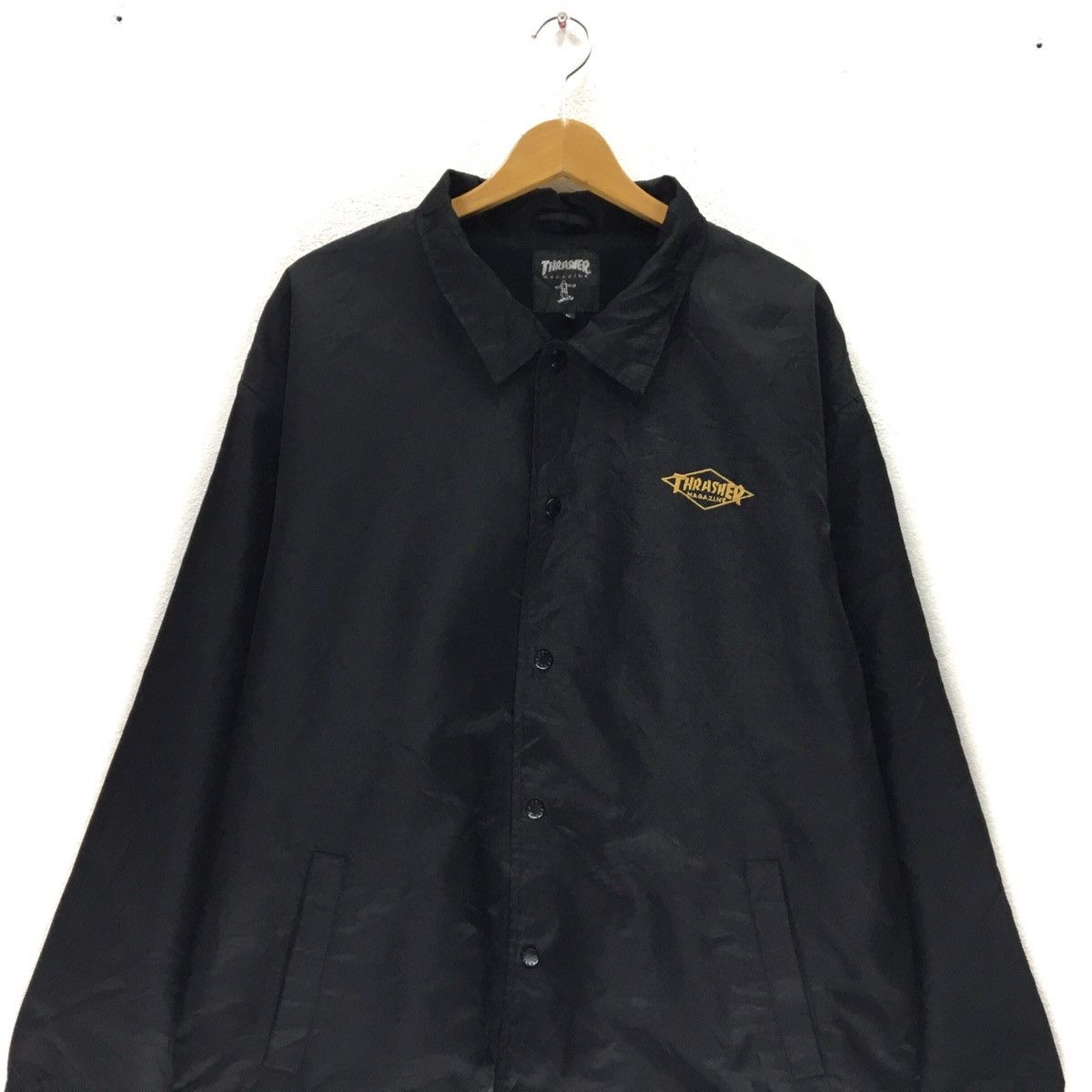 Thrasher Vintage THRASHER Flame Windbreaker Jacket Size US L / EU 52-54 / 3 - 3 Thumbnail
