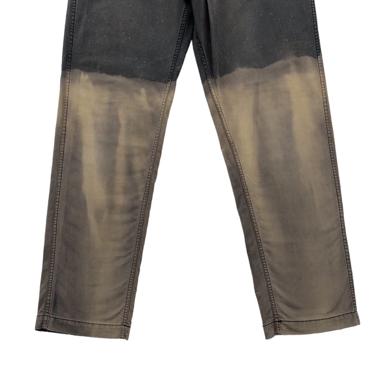 CABANE de ZUCCa 🔥Cabane de zucca Dyed Two Tone Trousers In Black Pants Size US 33 - 7 Thumbnail