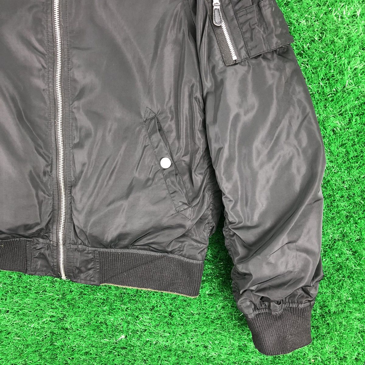 Japanese Brand Bomber Jacket Reversible by Privite Pause Size US XS / EU 42 / 0 - 3 Thumbnail